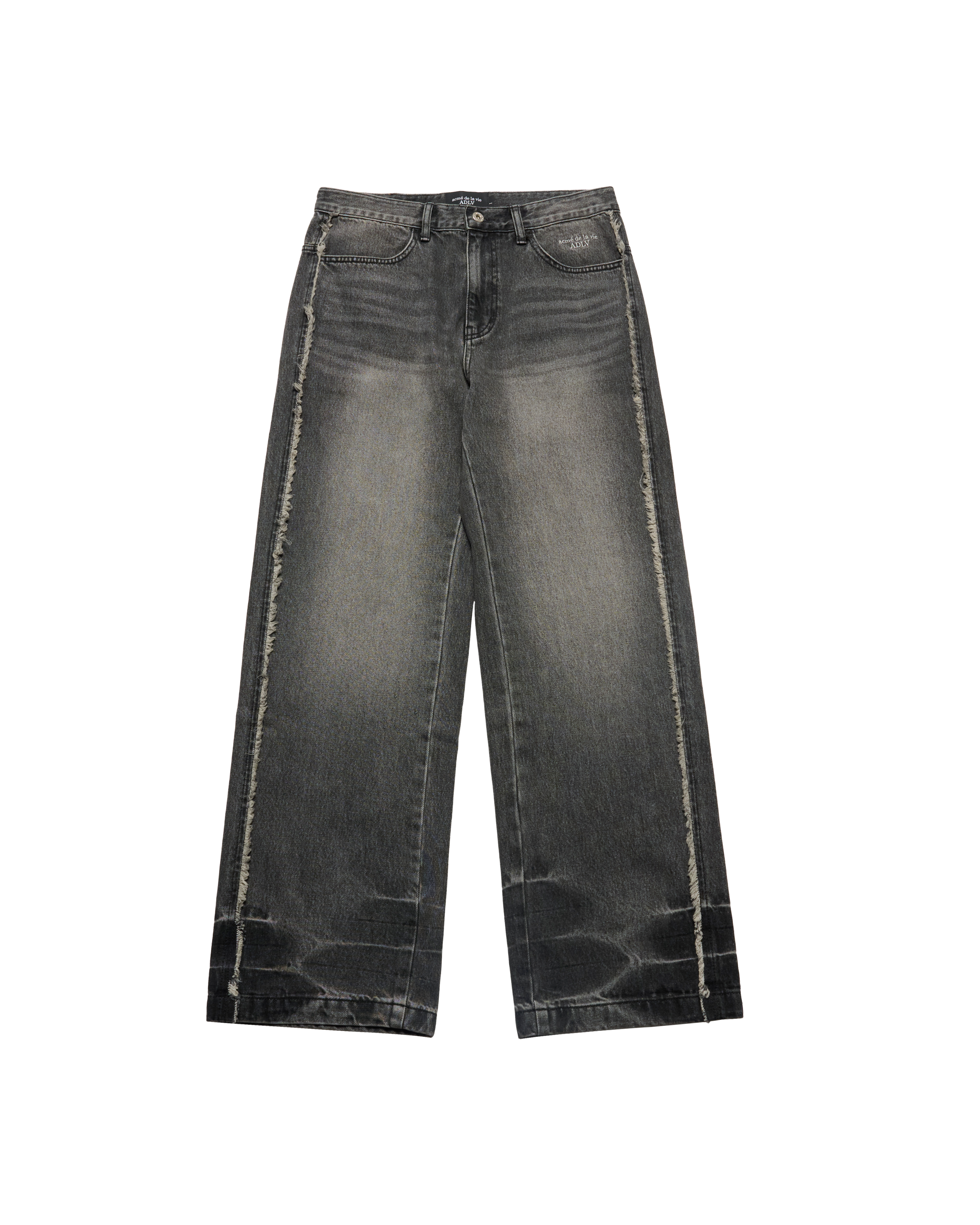 Quần SIDE DISTRESSED Đen
