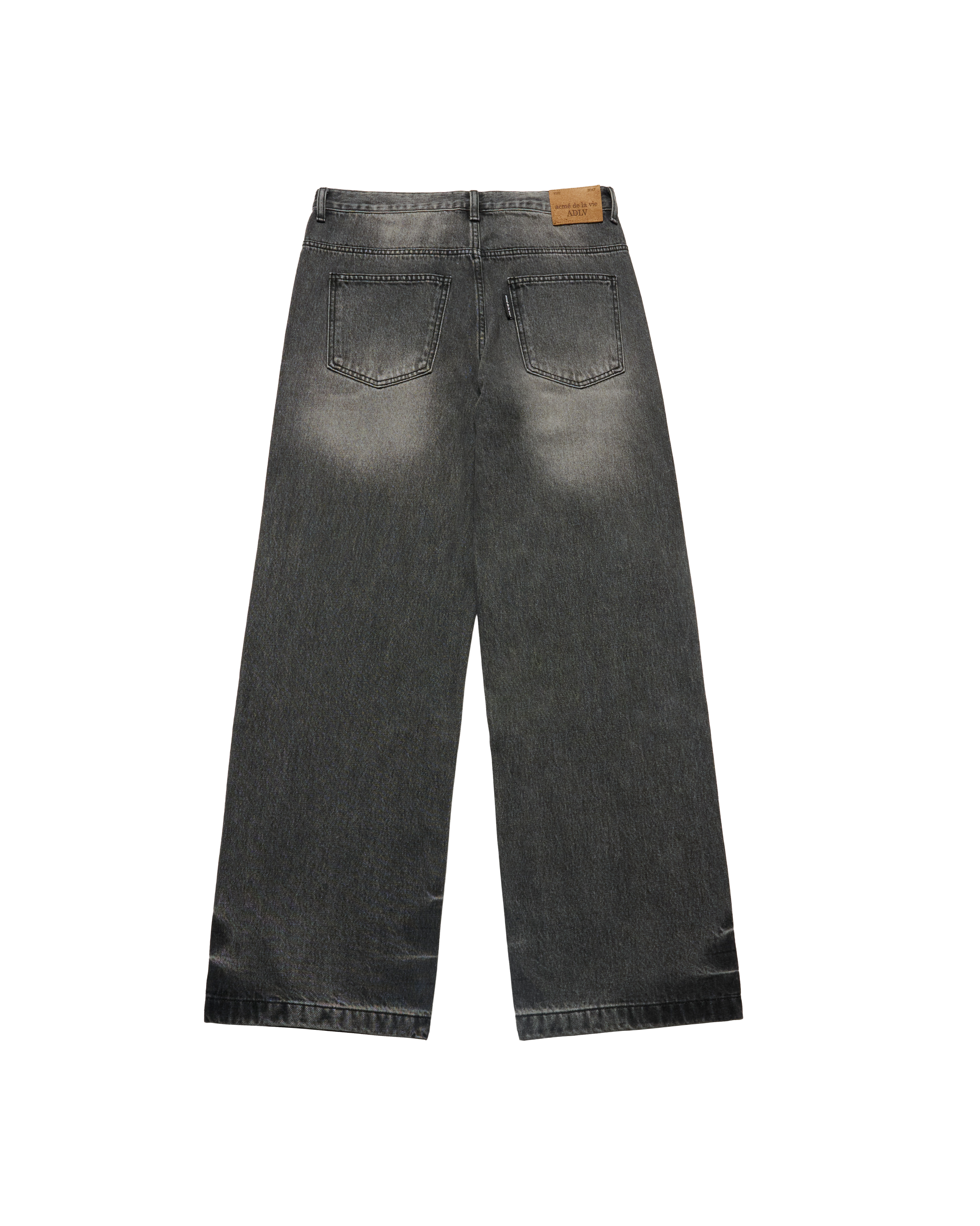 Quần SIDE DISTRESSED Đen
