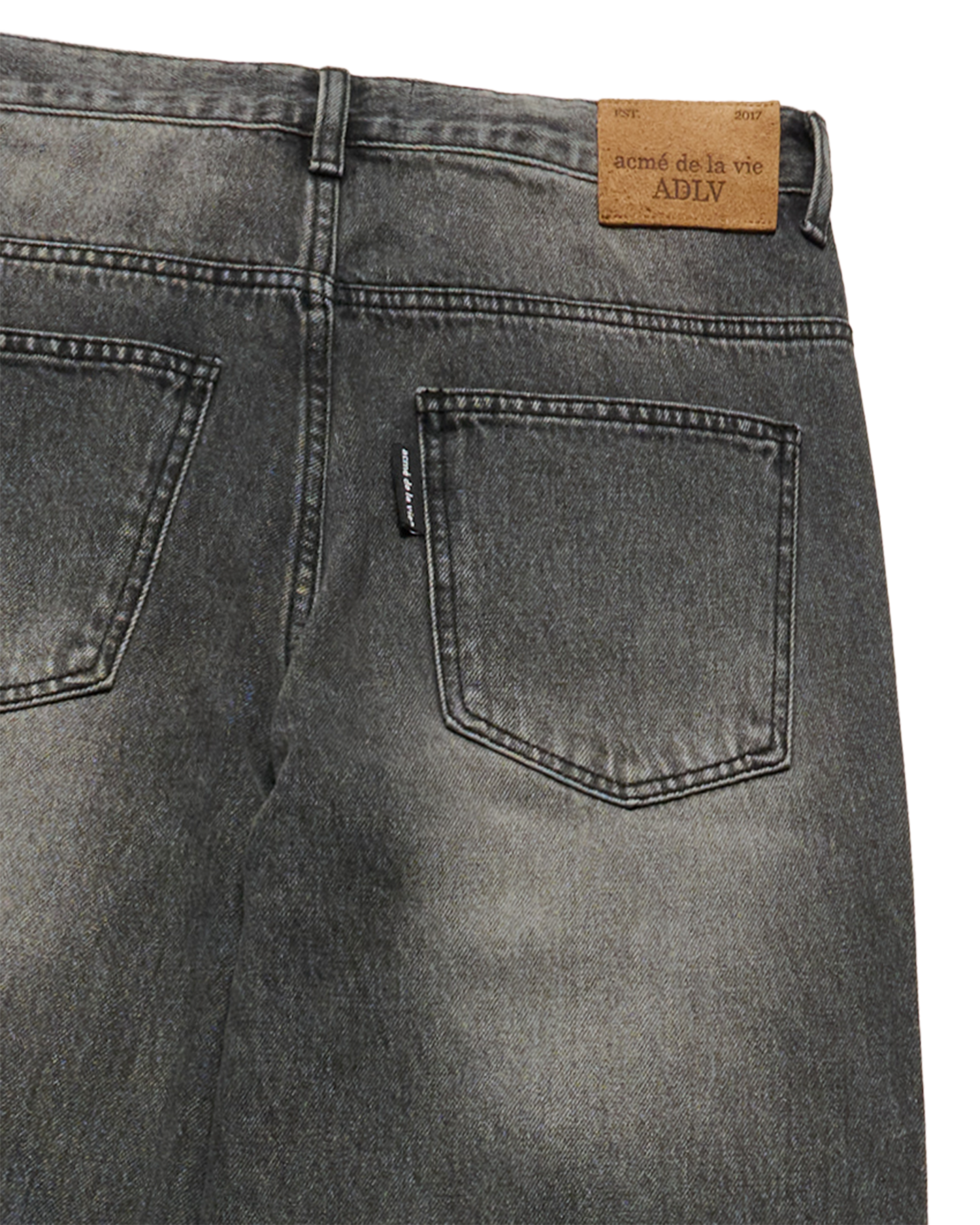 Quần SIDE DISTRESSED Đen