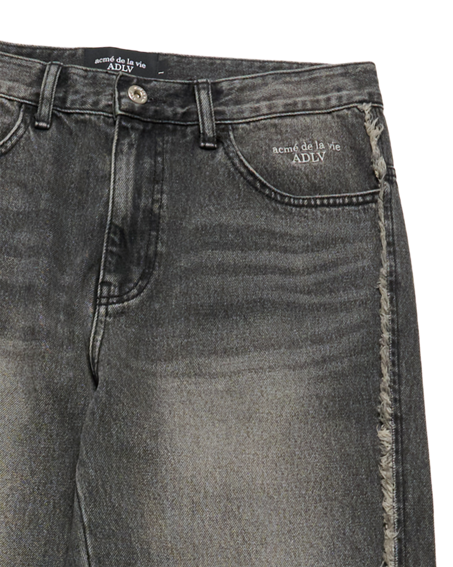 Quần SIDE DISTRESSED Đen