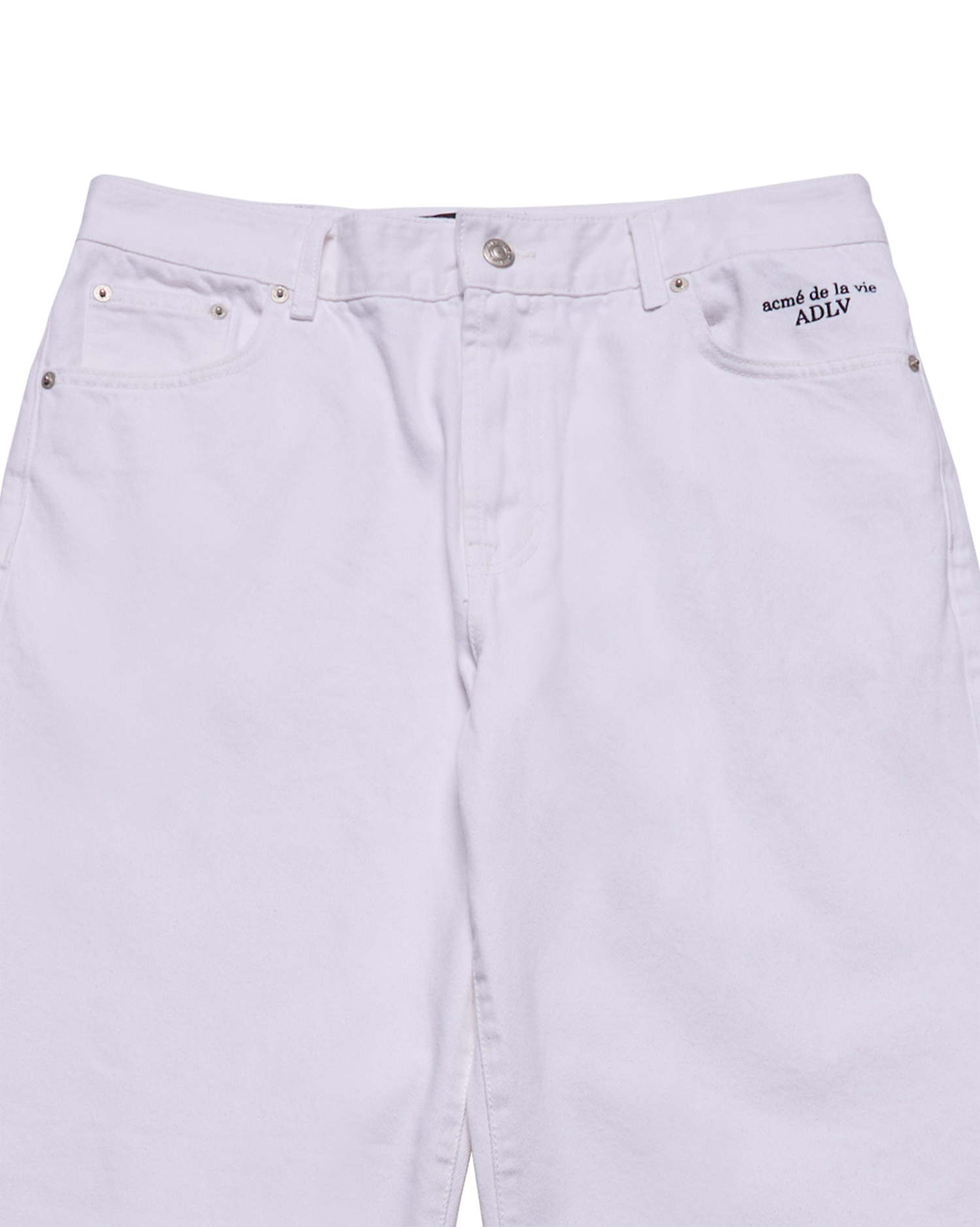 ADLV - Quần SEMI OVER FIT Trắng
