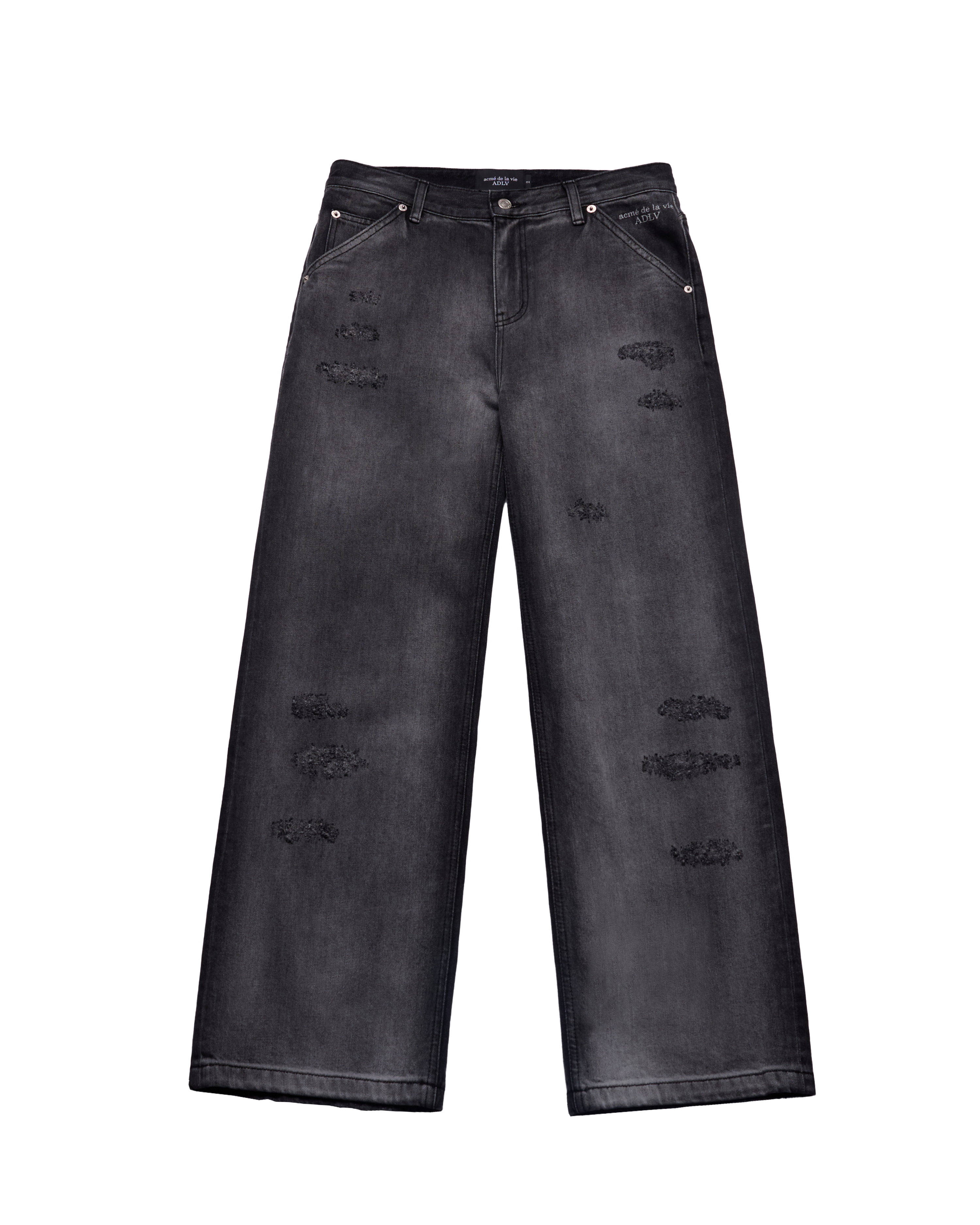 ADLV - Quần WOMAN COLORATION WASHED Đen