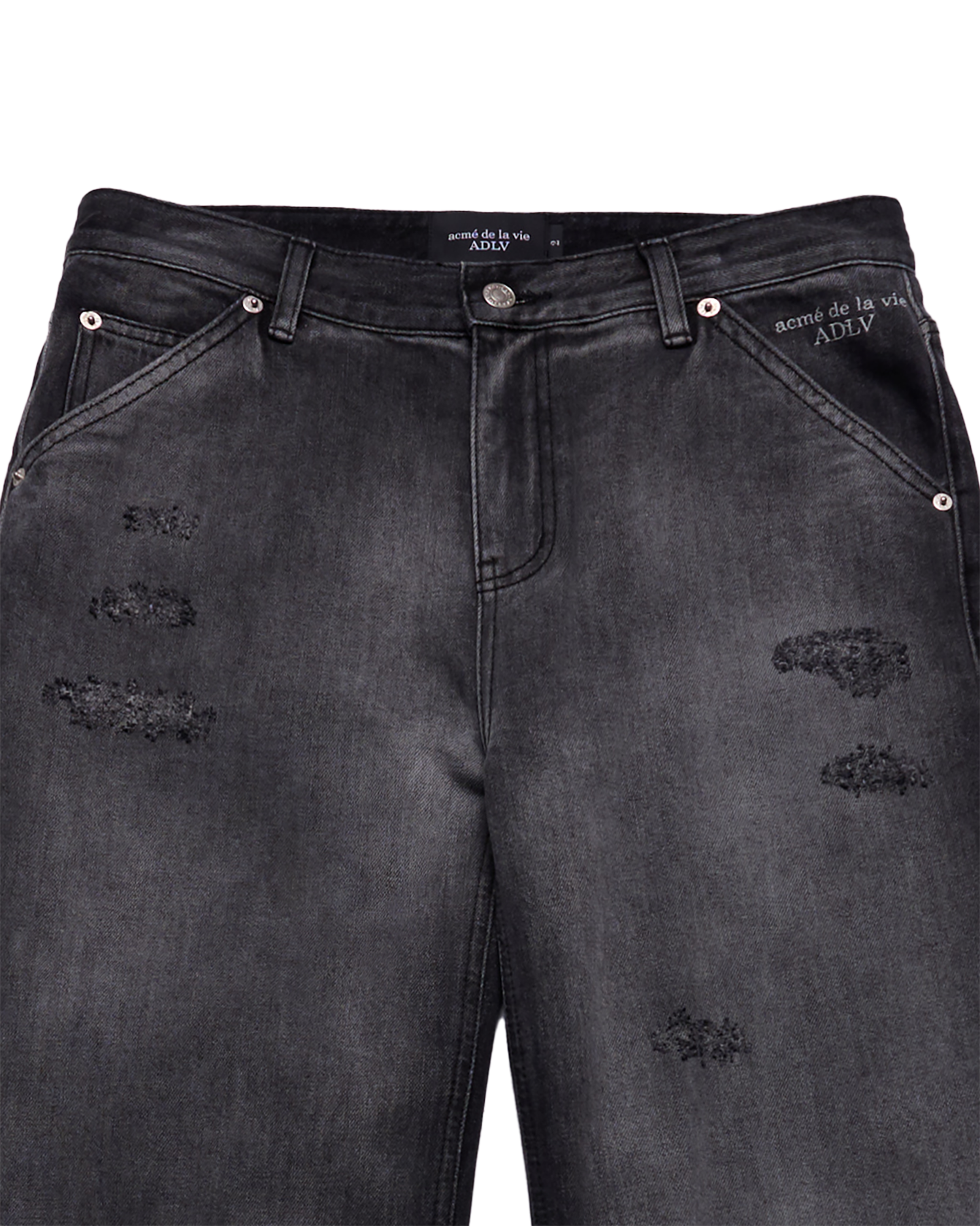 ADLV - Quần WOMAN COLORATION WASHED Đen