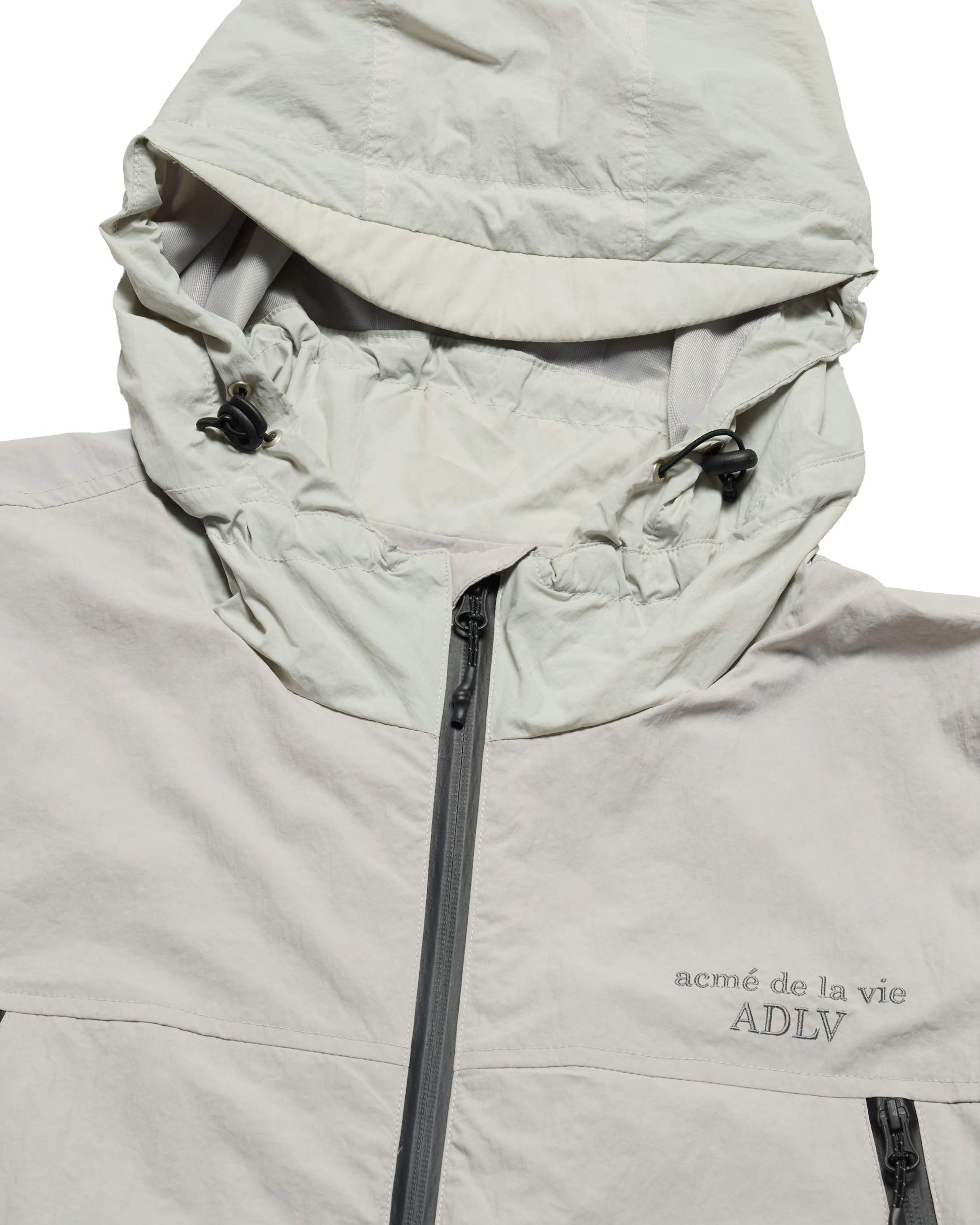 ADLV - Áo khoác NYLON SET UP Xám nhạt