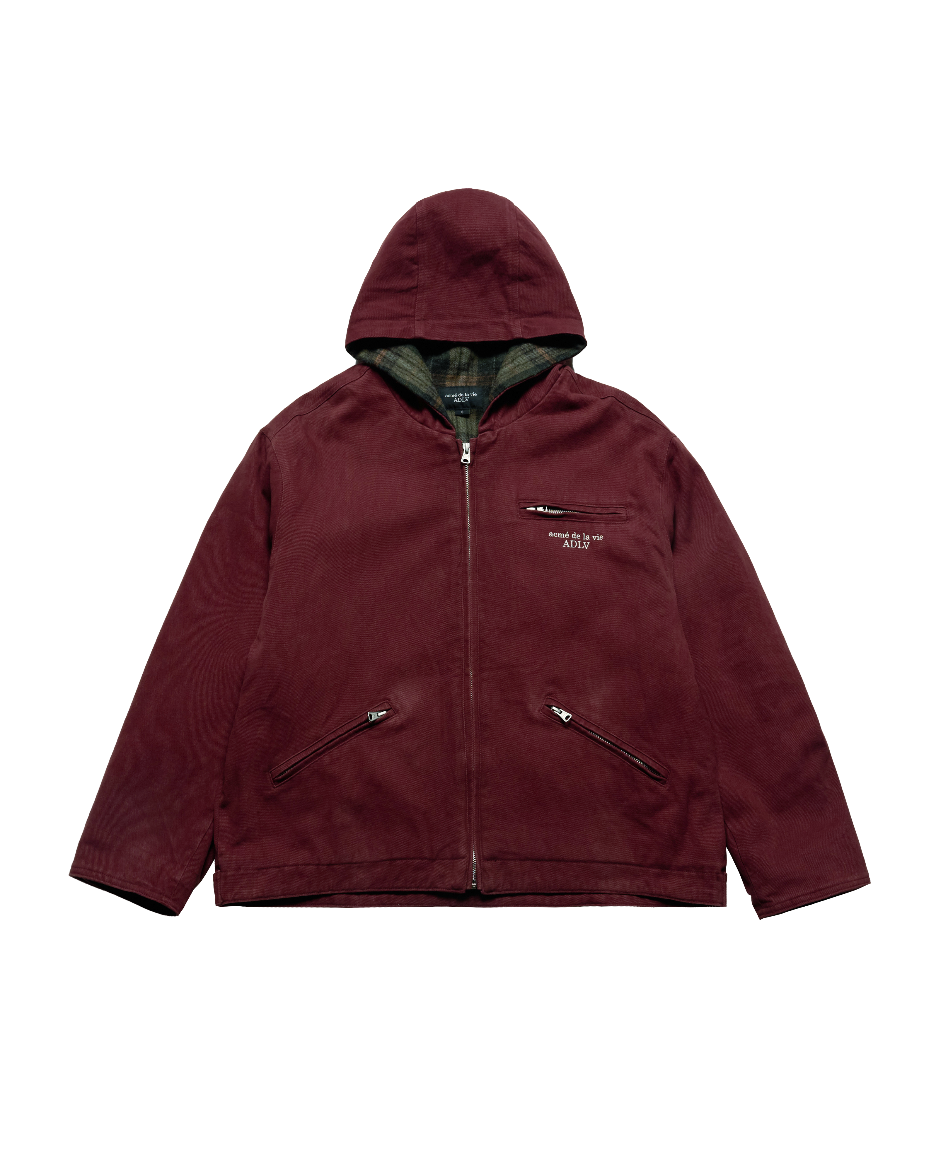 Áo khoác WASHED HOODIE Đỏ