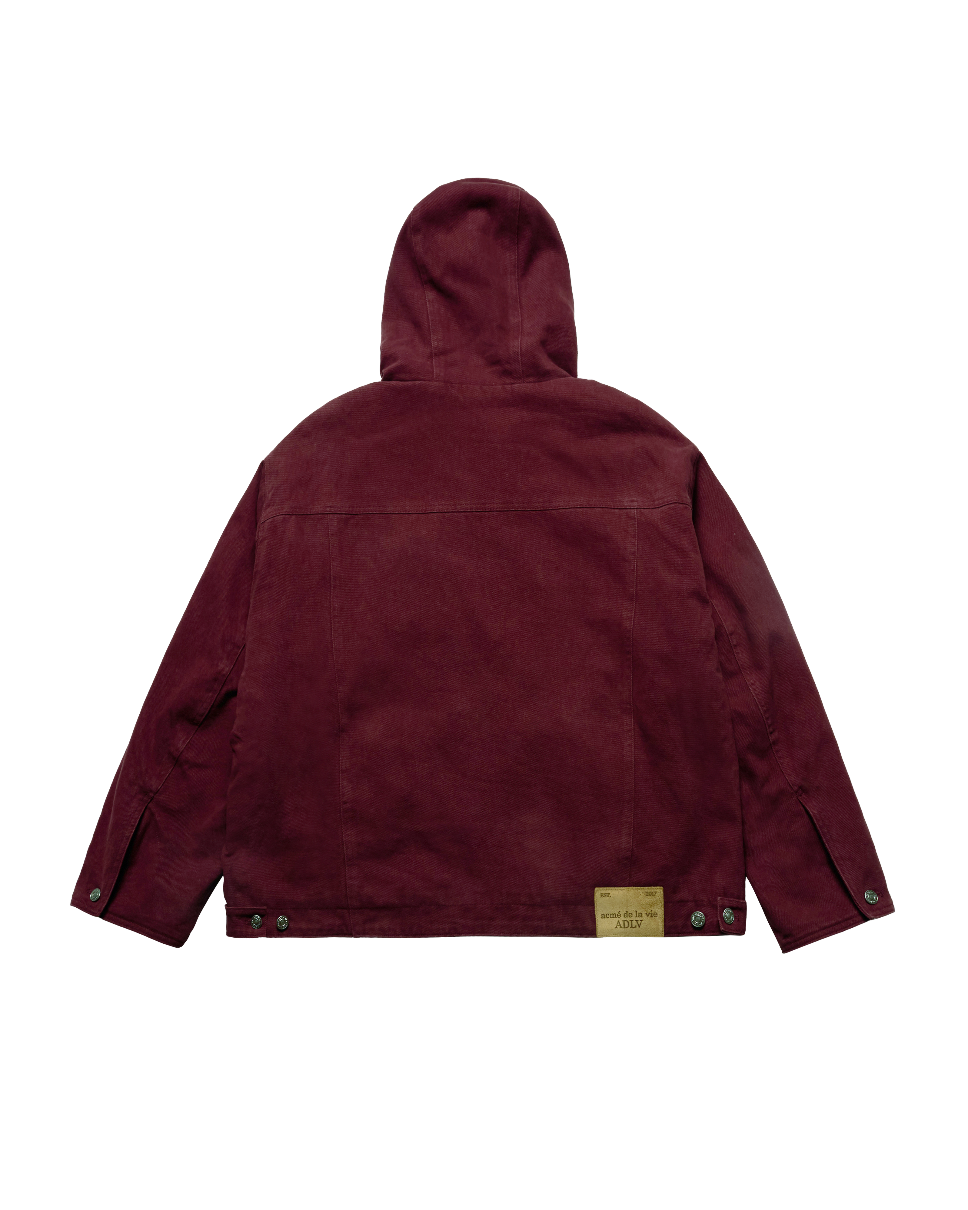 Áo khoác WASHED HOODIE Đỏ