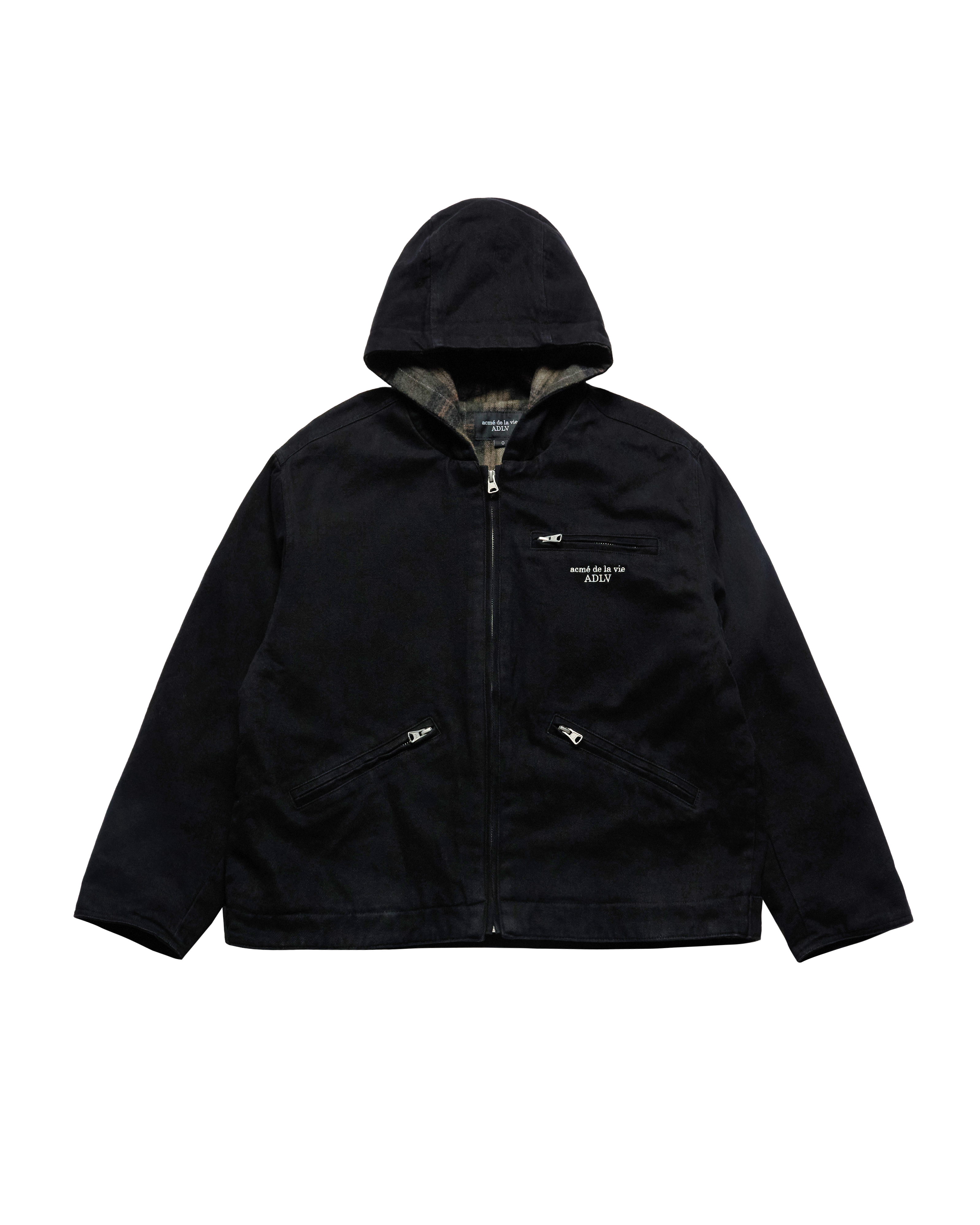 Áo khoác WASHED HOODIE Đen