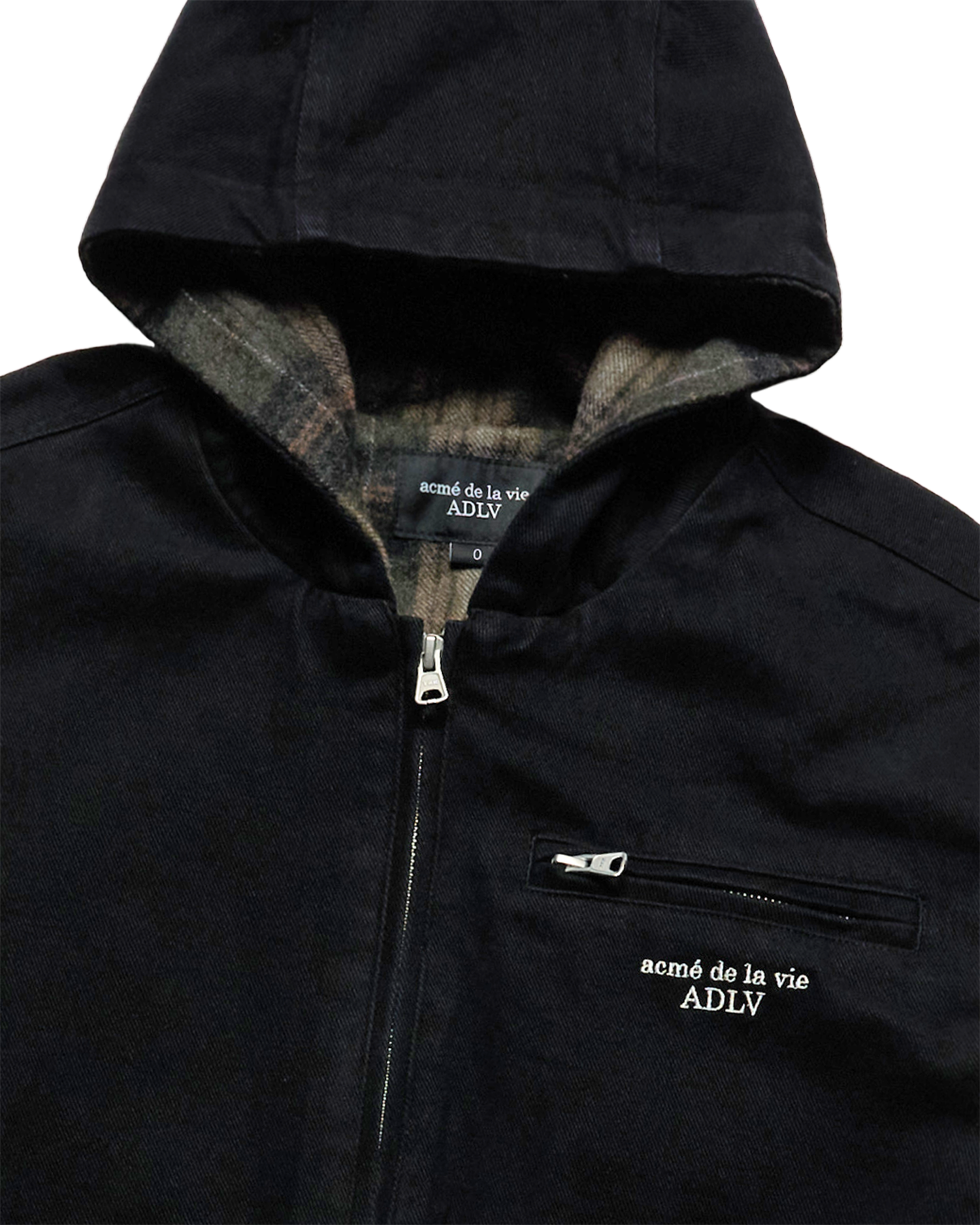 Áo khoác WASHED HOODIE Đen