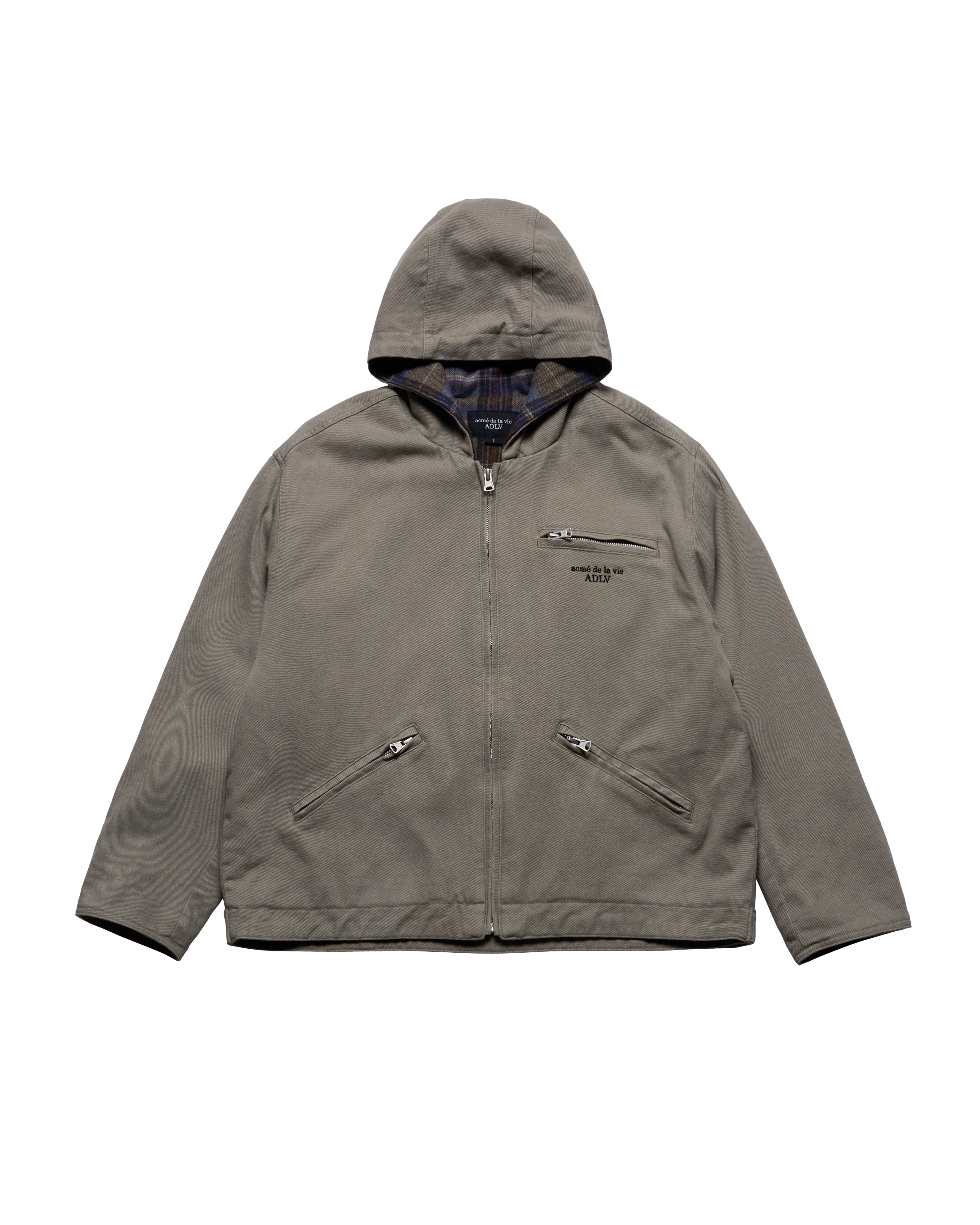 Áo khoác WASHED HOODIE Xám