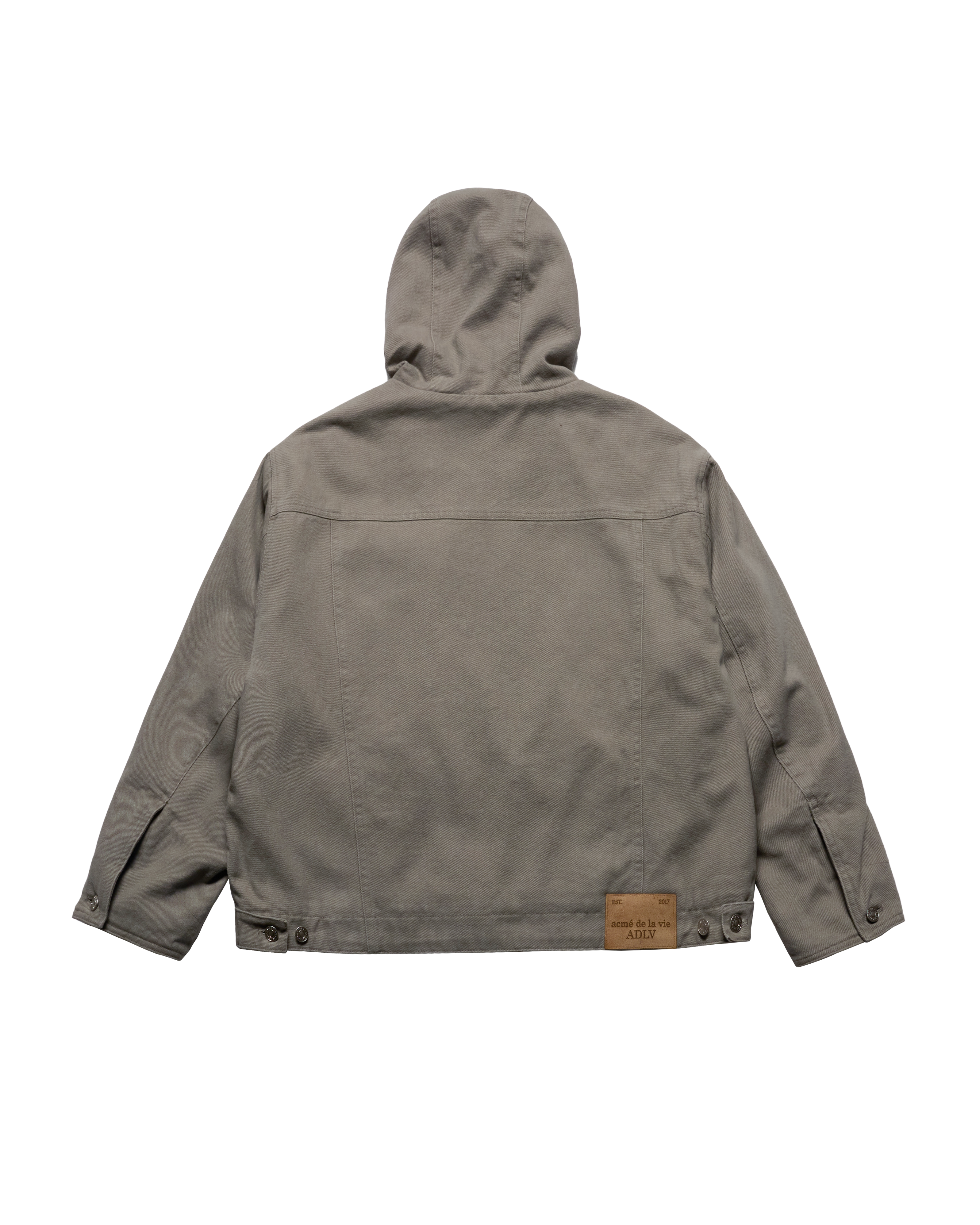 Áo khoác WASHED HOODIE Xám