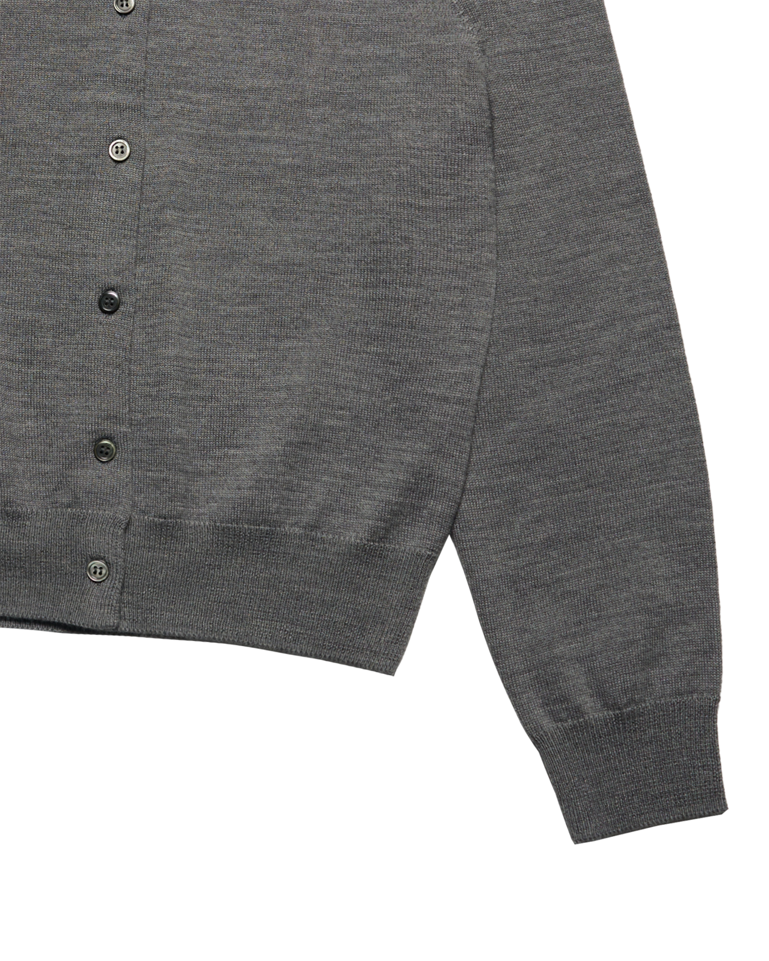 ADLV - Áo cardigan WOMAN CREW NECK Xám