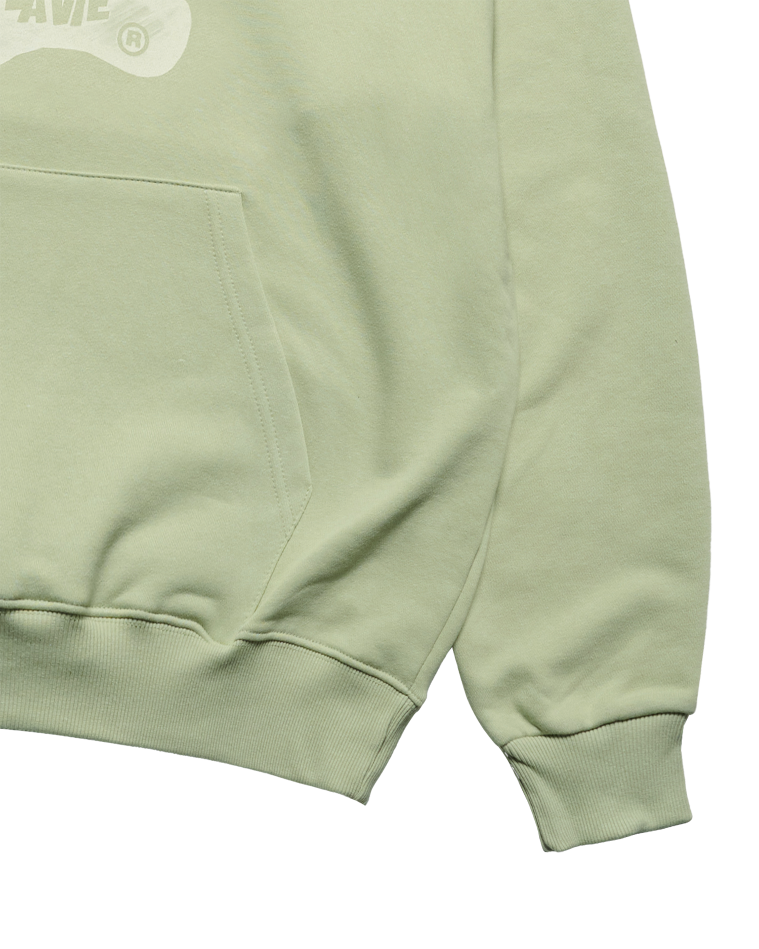 Áo hoodie BEAR WORLD TOUR NAPPING Xanh olive