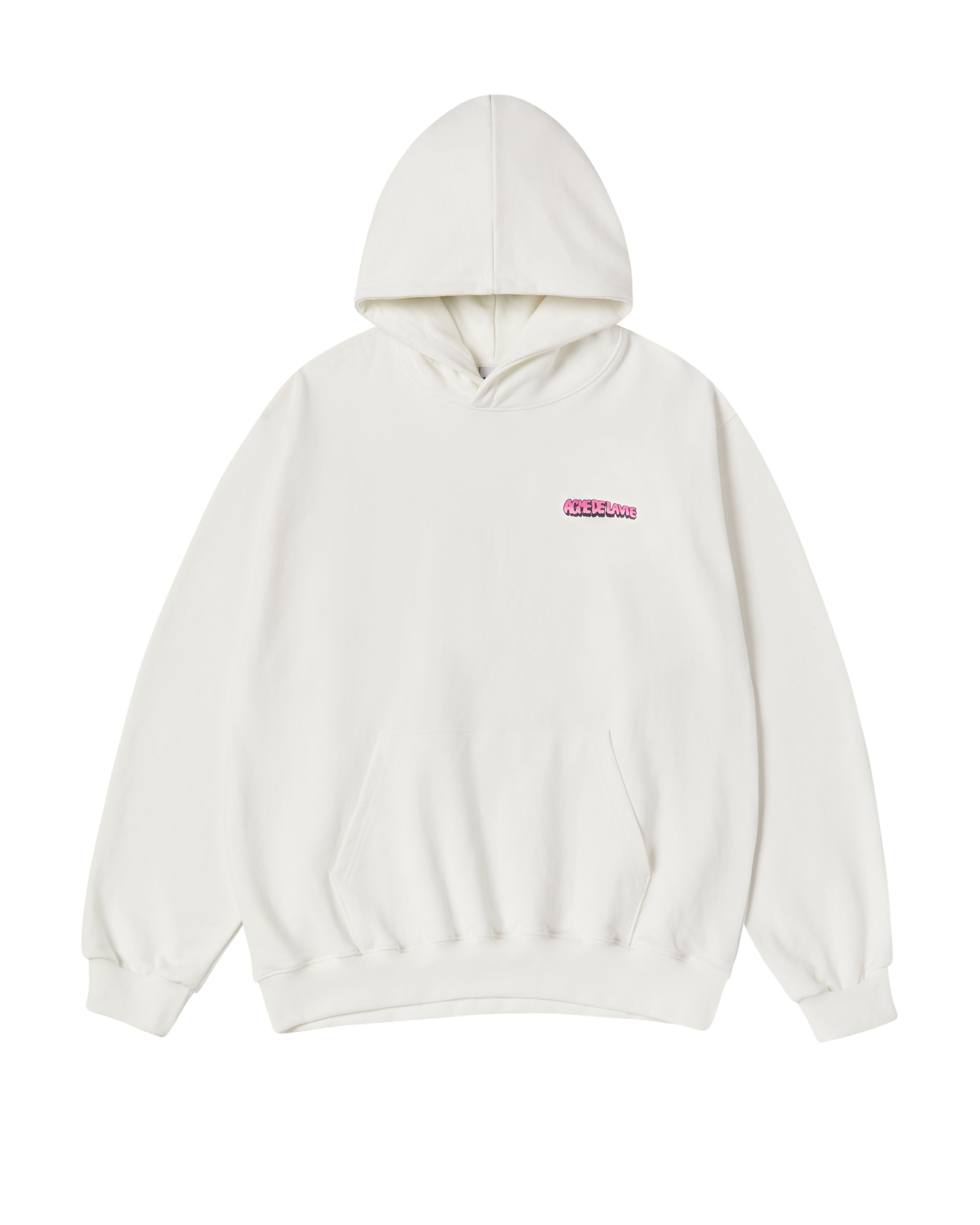 Áo hoodie DONUT CHASING Kem