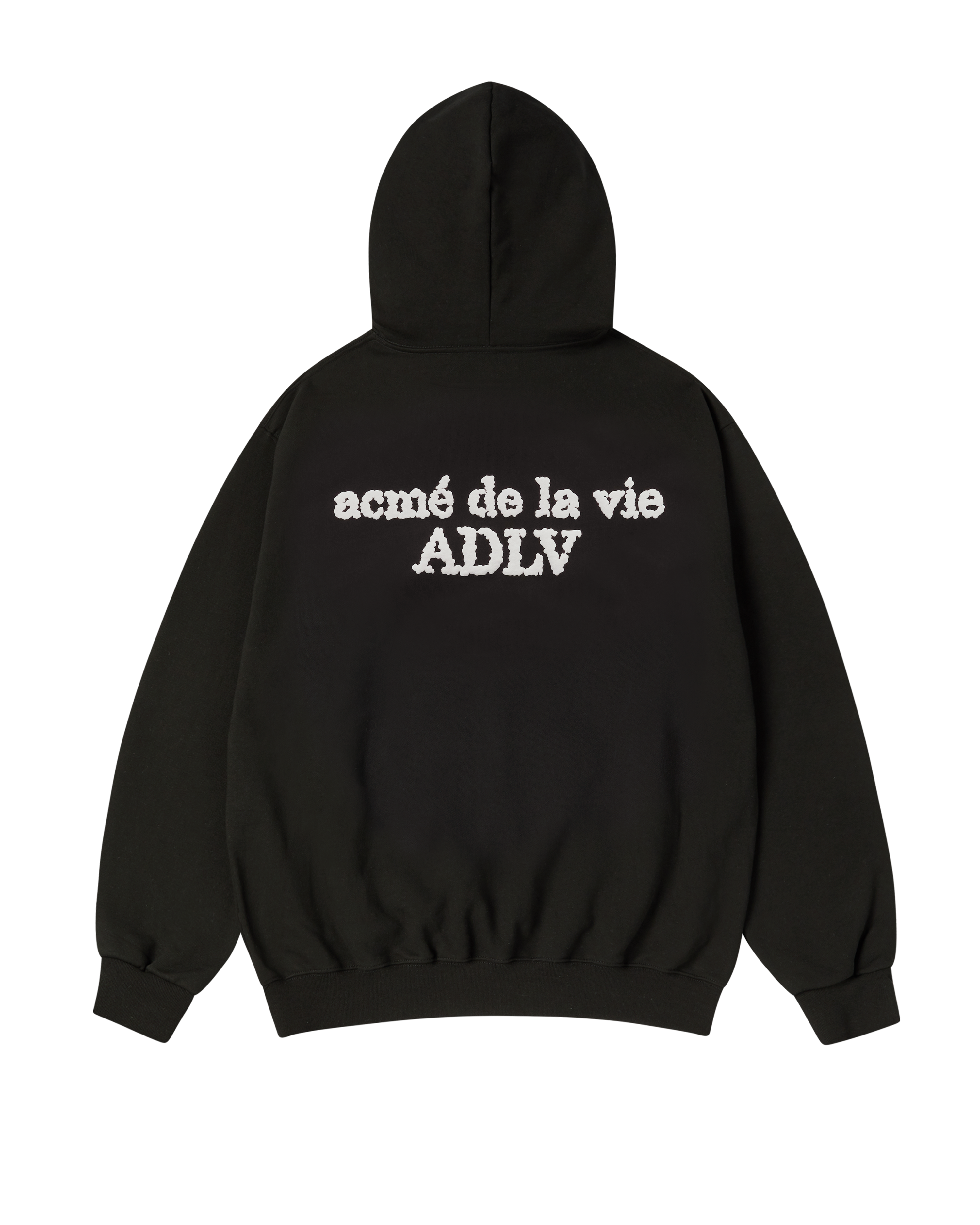 ADLV - Áo hoodie BUMPING BASIC LOGO Đen