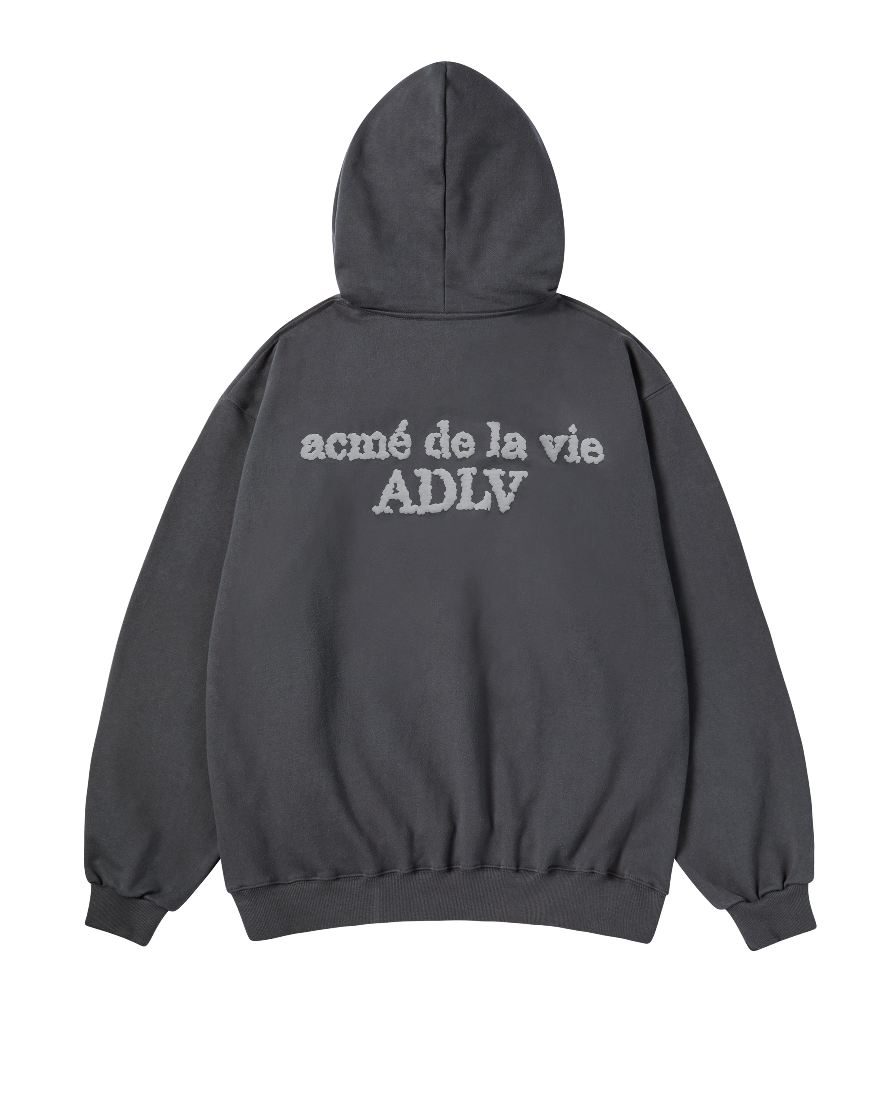 ADLV - Áo hoodie BUMPING BASIC LOGO Than chì