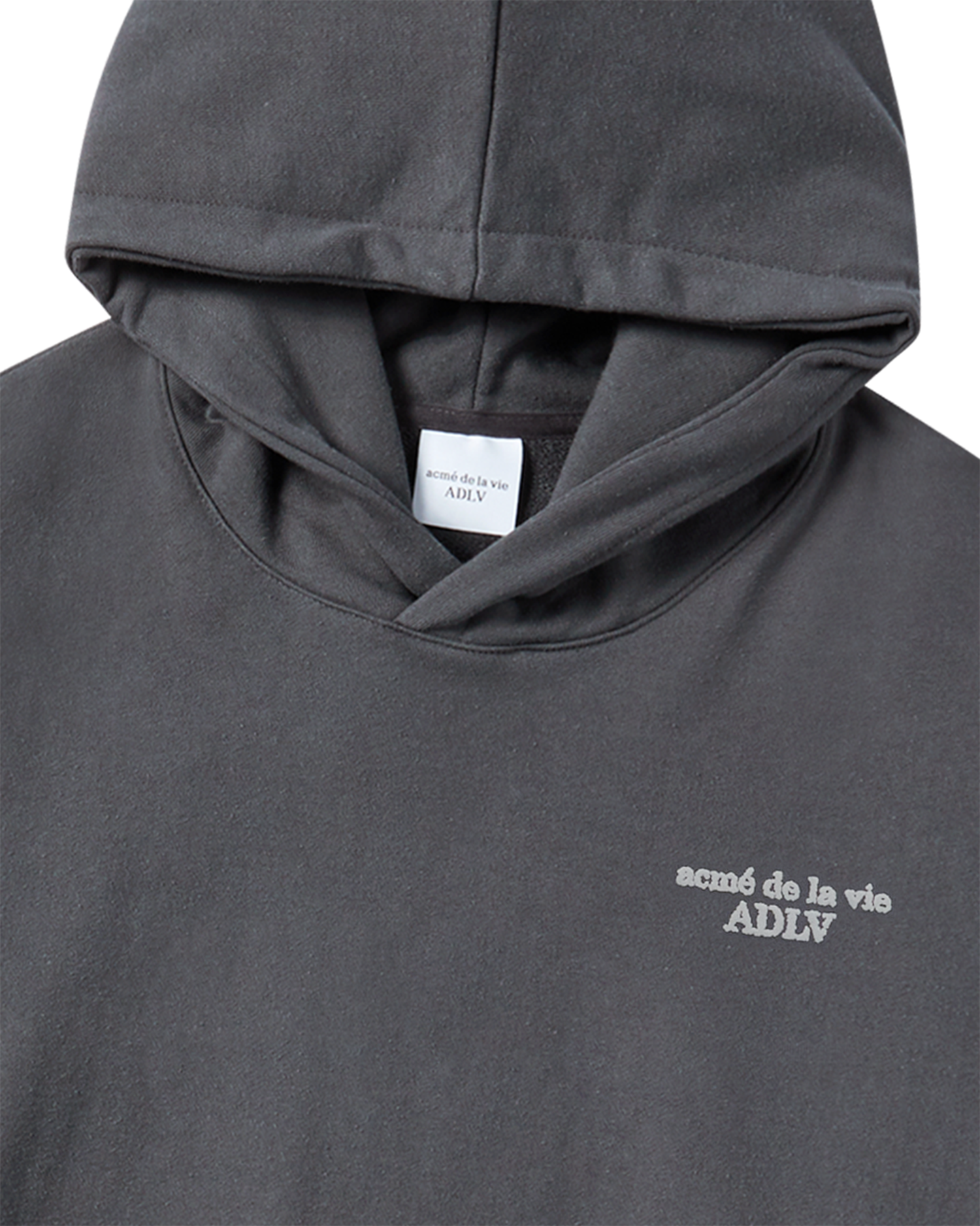 ADLV - Áo hoodie BUMPING BASIC LOGO Than chì
