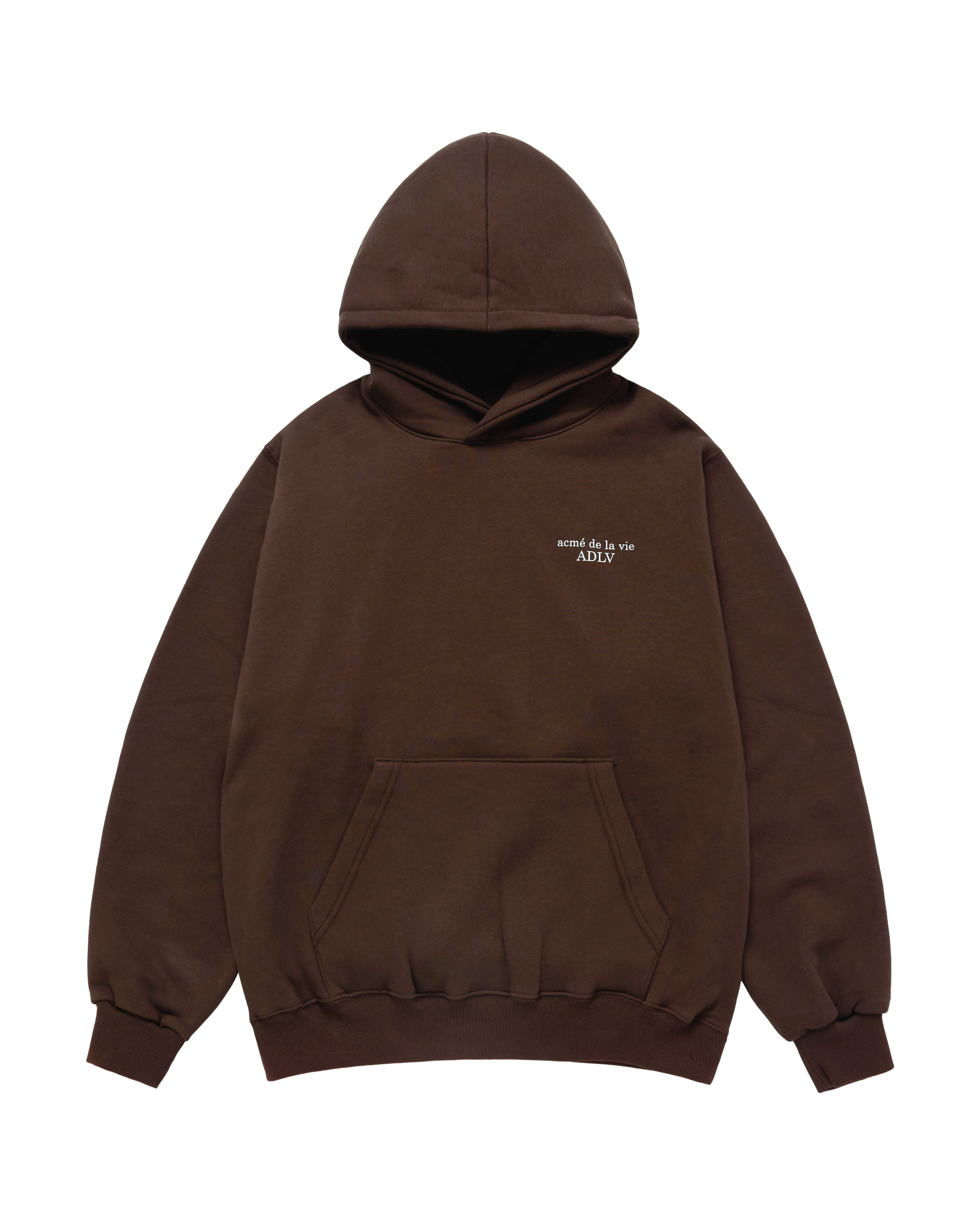 Áo hoodie BASIC LOGO NAPPING SEASON2 Nâu đậm