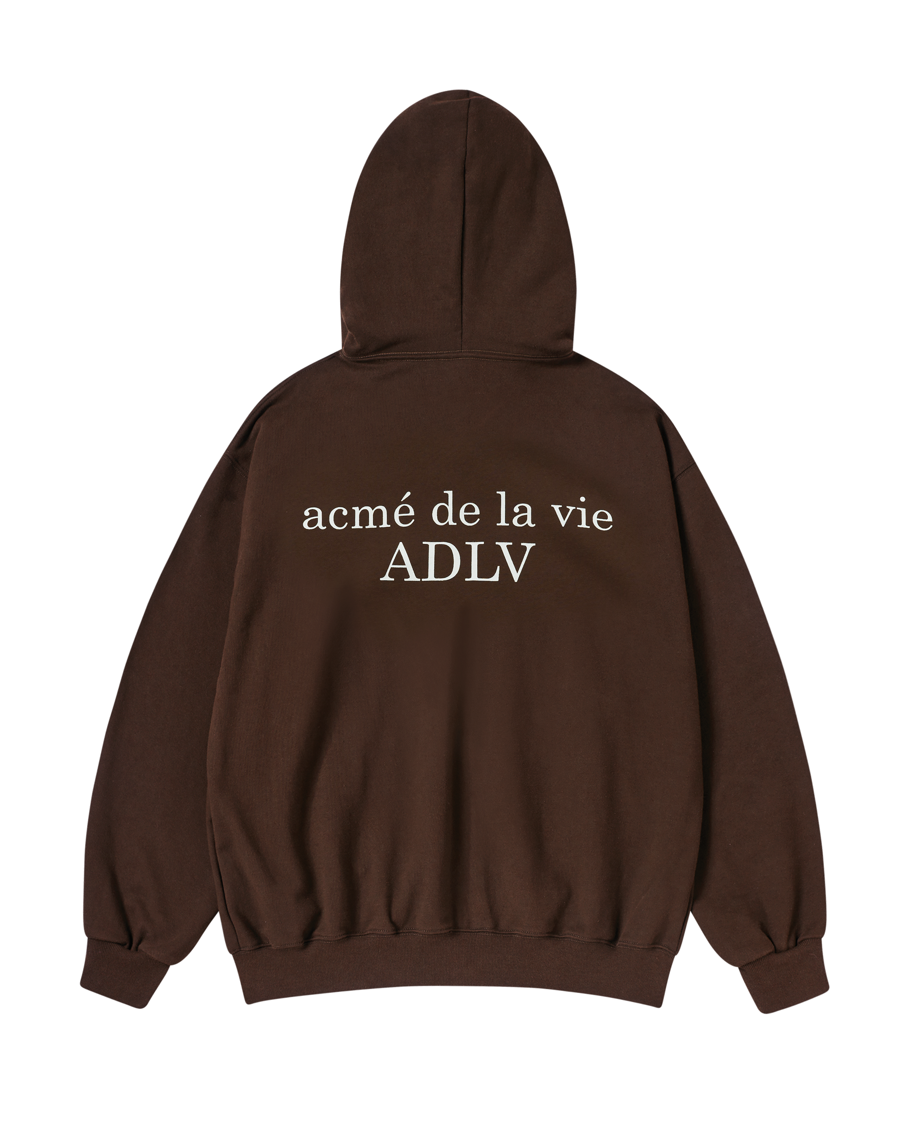 Áo hoodie BASIC LOGO NAPPING SEASON2 Nâu đậm