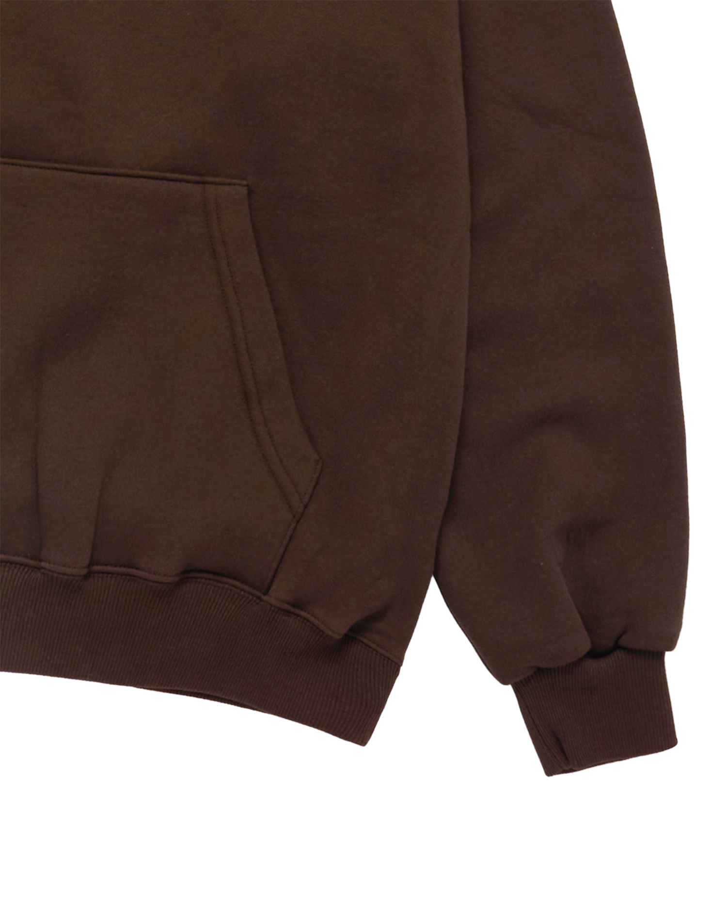 Áo hoodie BASIC LOGO NAPPING SEASON2 Nâu đậm