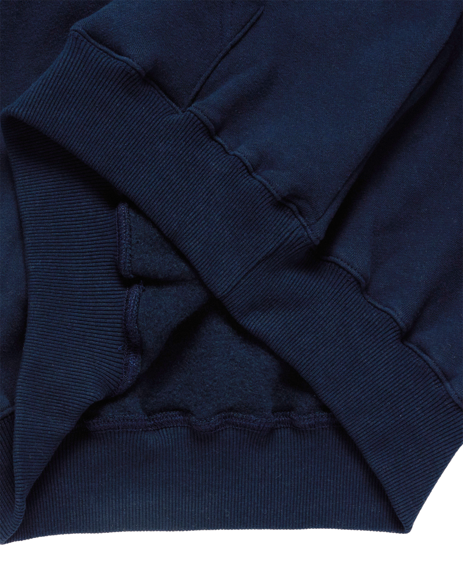 Áo hoodie BASIC LOGO NAPPING SEASON2 Xanh navy đậm