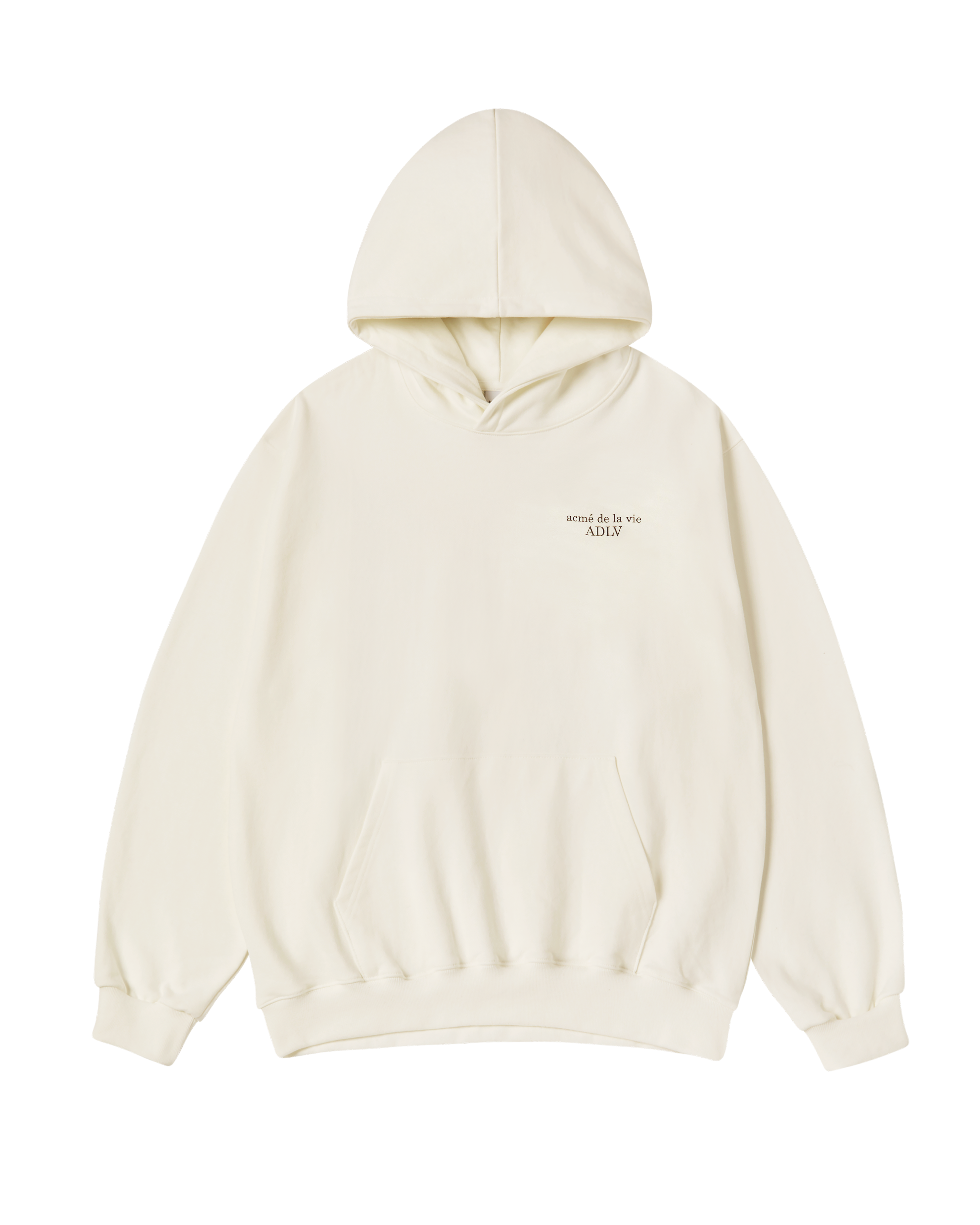Áo hoodie BASIC LOGO NAPPING SEASON2 Trắng ngà