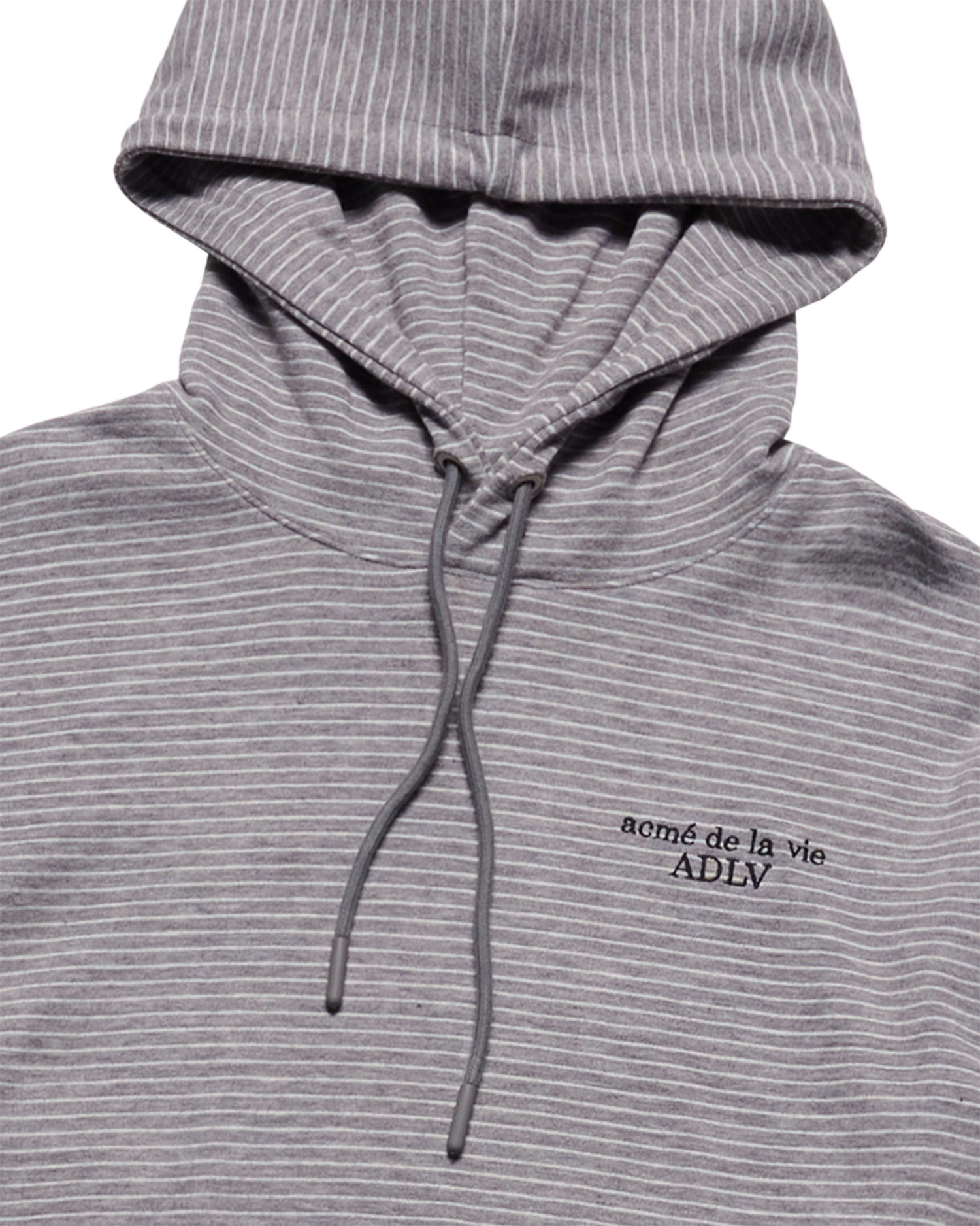 ADLV - Áo hoodie WOMAN STRIPE SHORT Muối tiêu