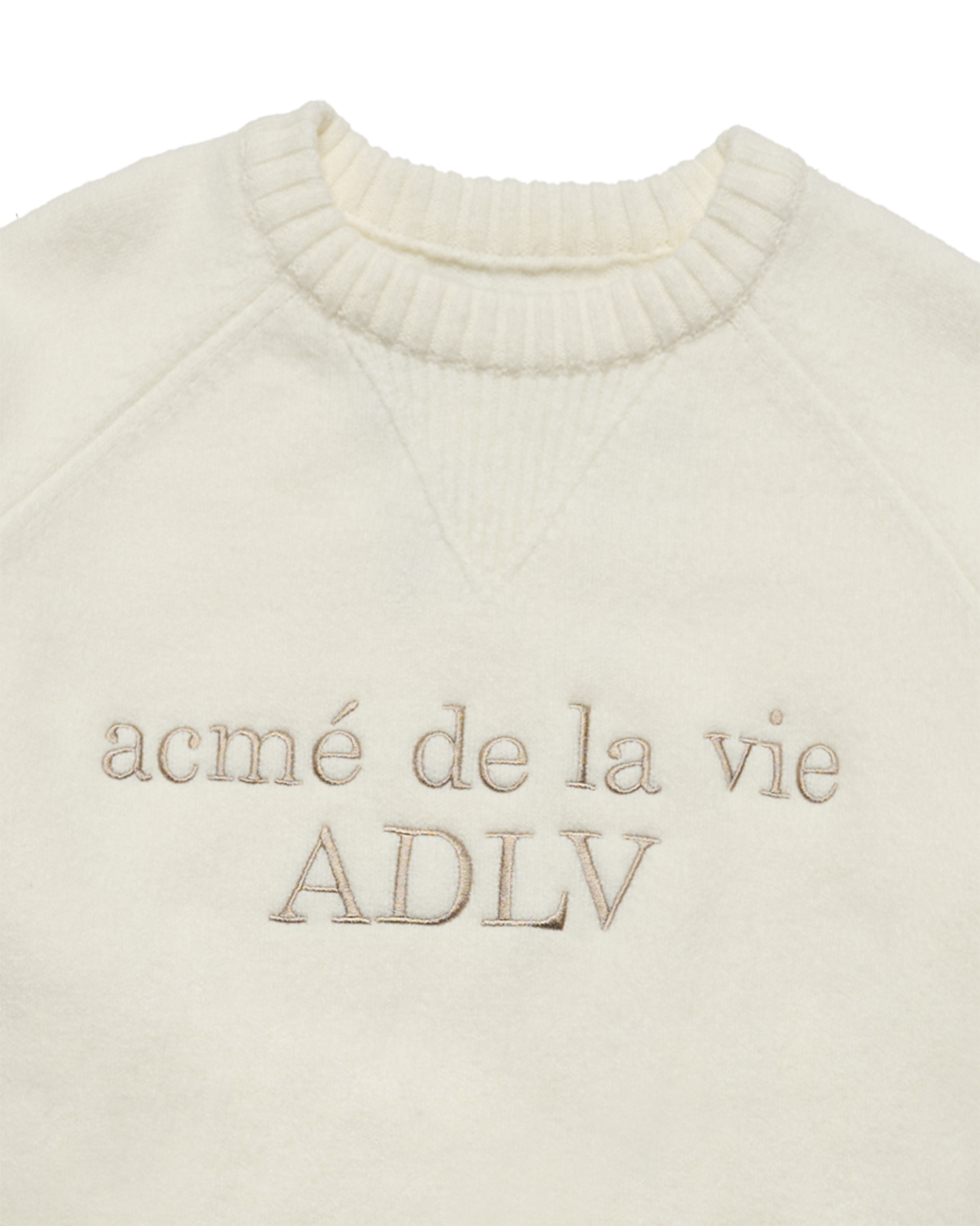 ADLV - Áo nỉ BASIC LOGO SEASON2 Trắng ngà
