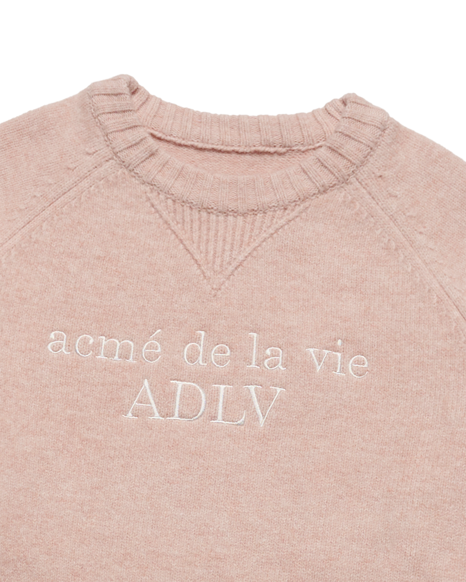 ADLV - Áo nỉ WOMAN BASIC LOGO SEASON2 Hồng nhạt