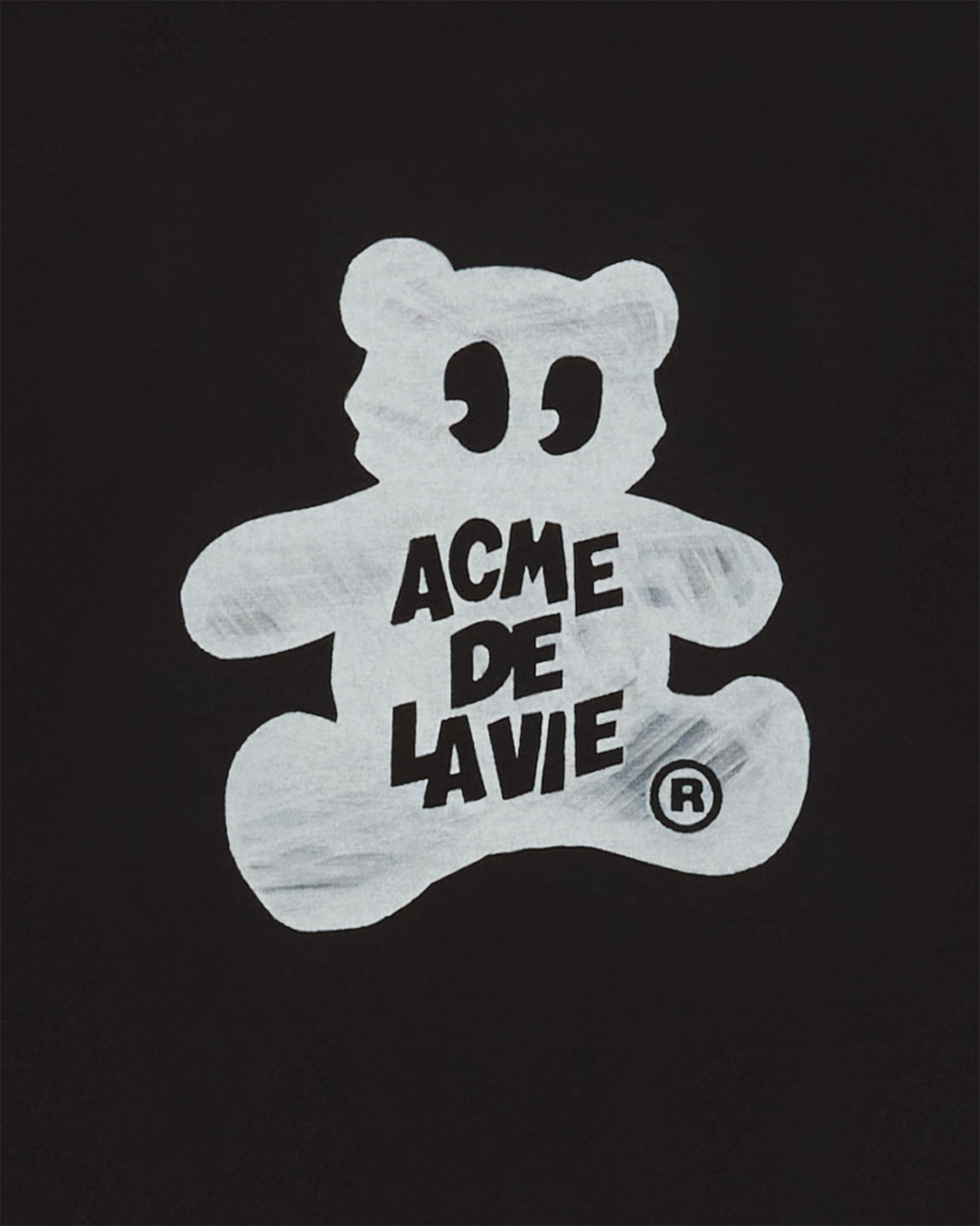 Áo thun ngắn tay BEAR WORLD TOUR Đen