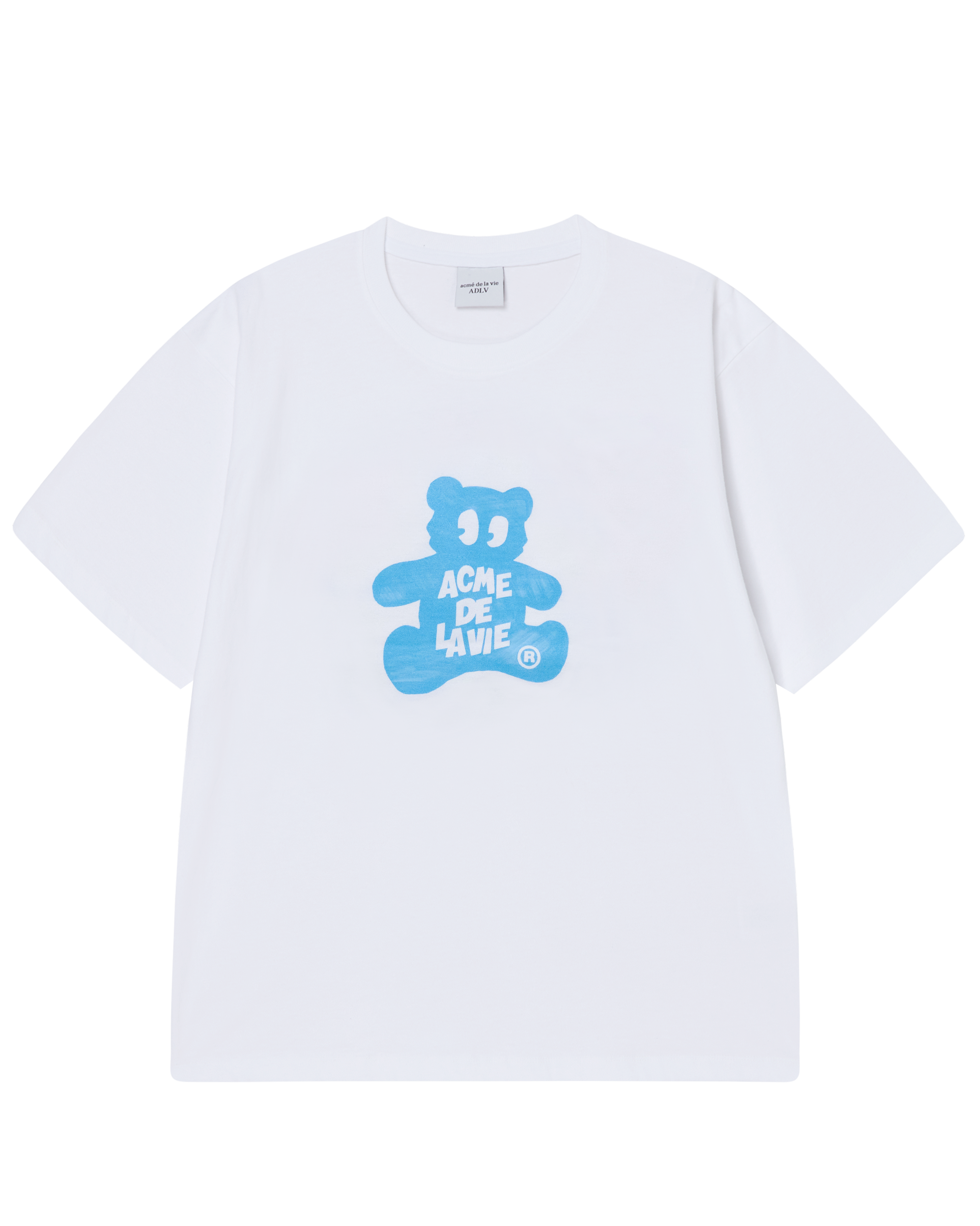 Áo thun ngắn tay BEAR WORLD TOUR Trắng