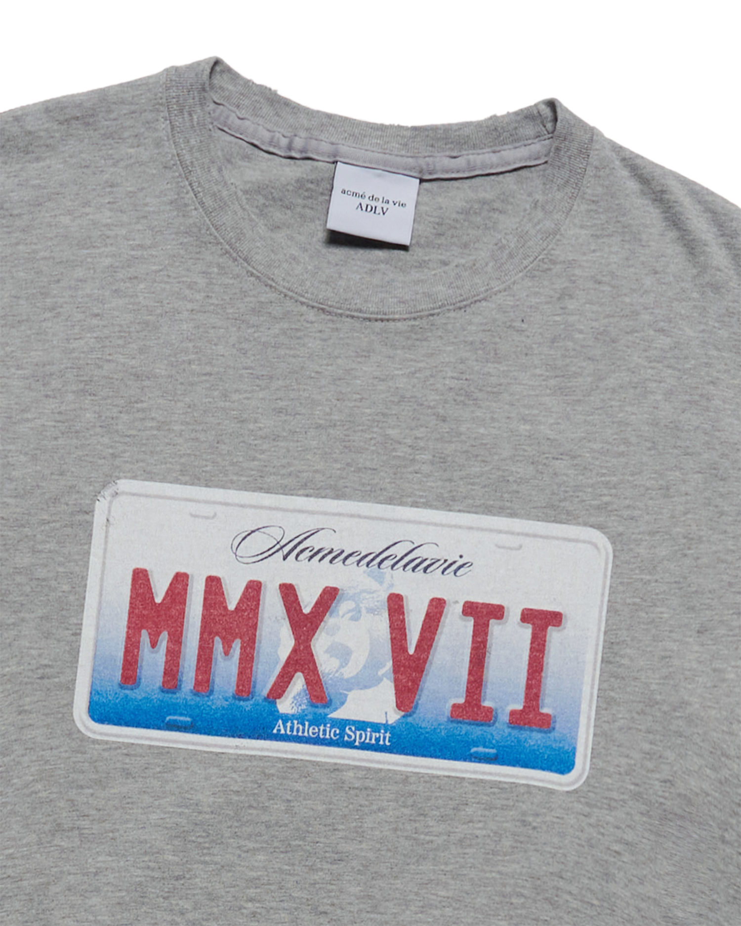 Áo thun ngắn tay LICENSE PLATE Muối tiêu