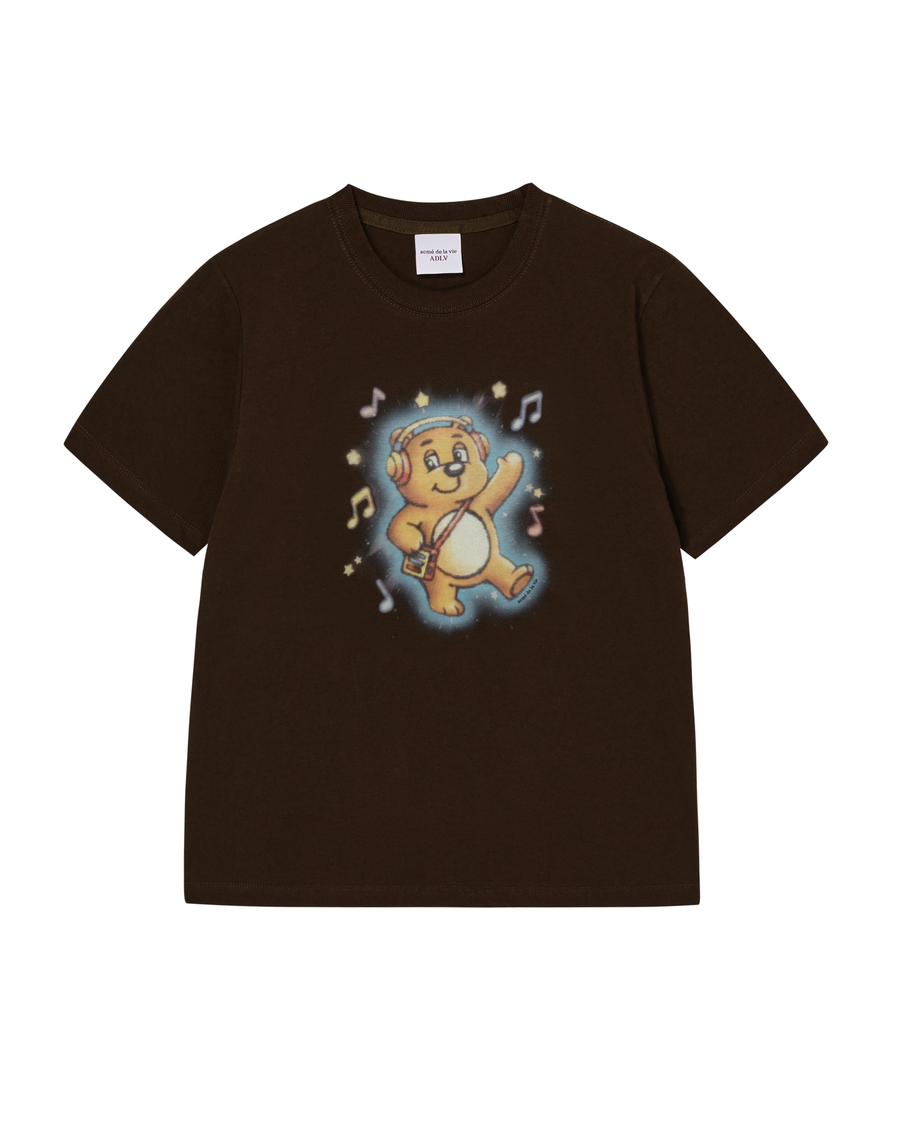 Áo thun ngắn tay WOMAN DREAMY AC BEAR Nâu đậm