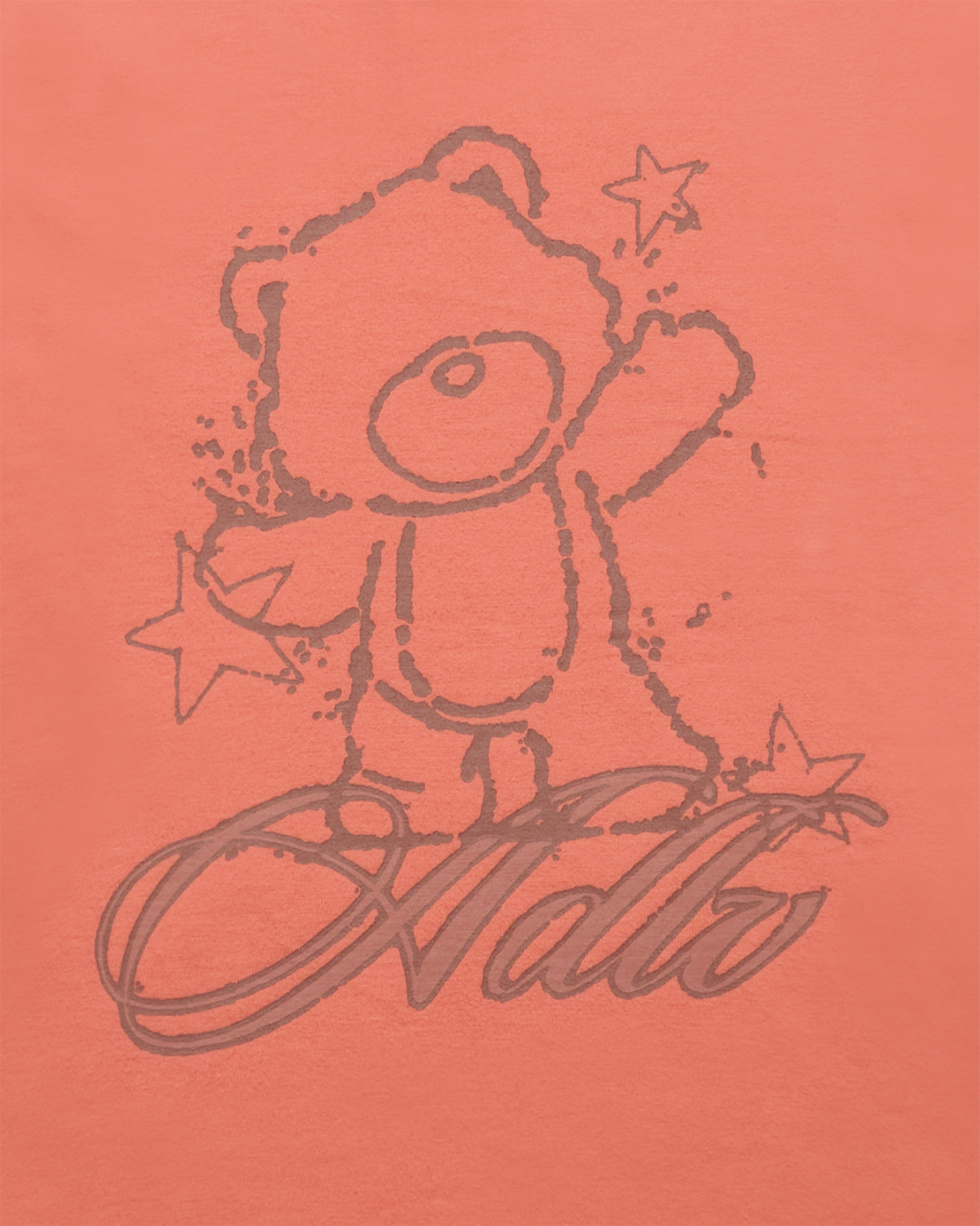 ADLV - Áo thun WOMAN INK AC BEAR Hồng san hô