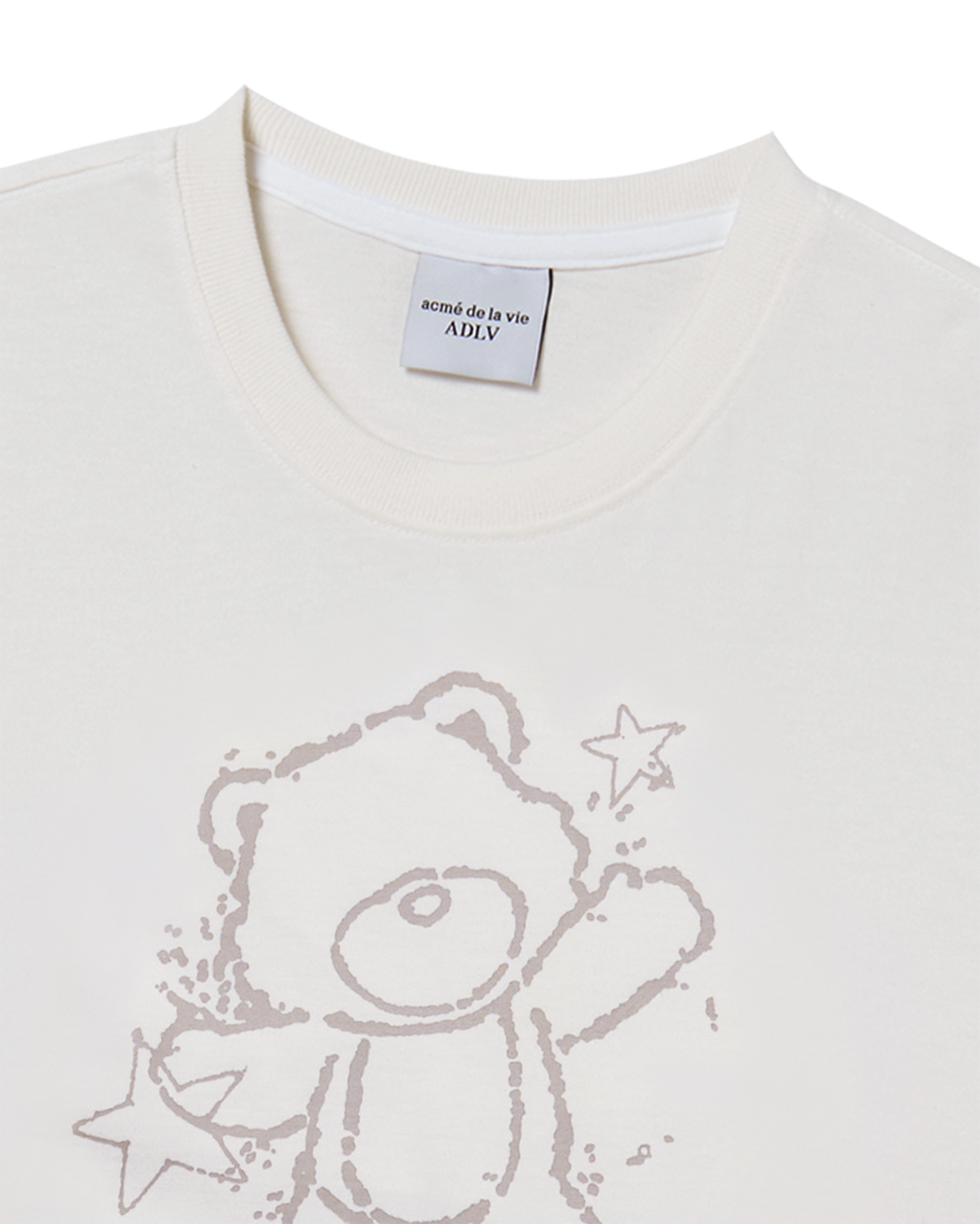 ADLV - Áo thun WOMAN INK AC BEAR Kem