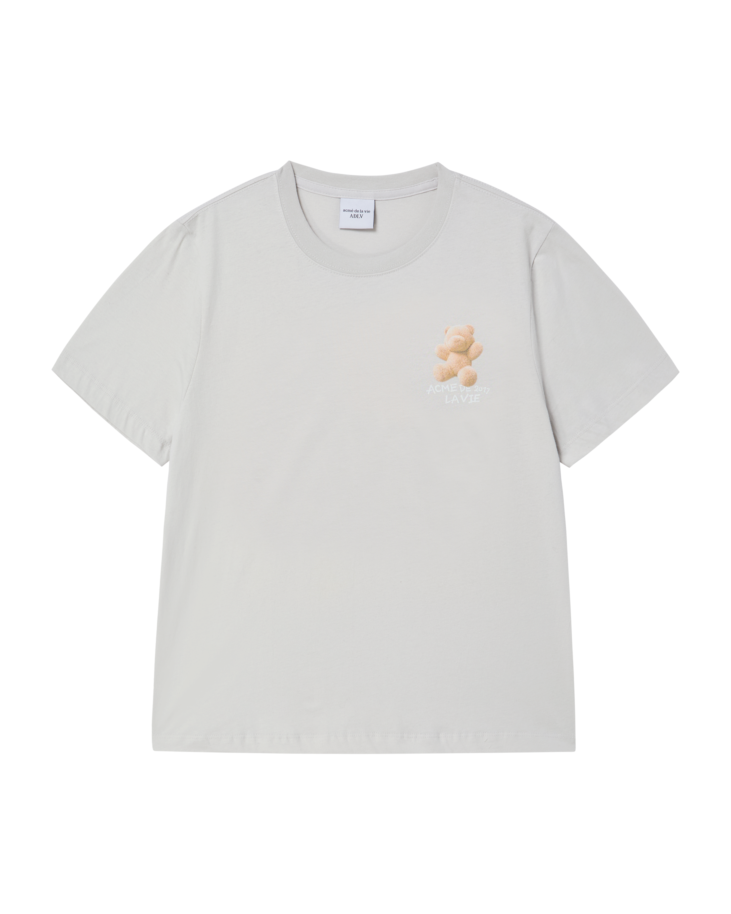 Áo thun WOMAN FUZZY AC BEAR Xám nhạt