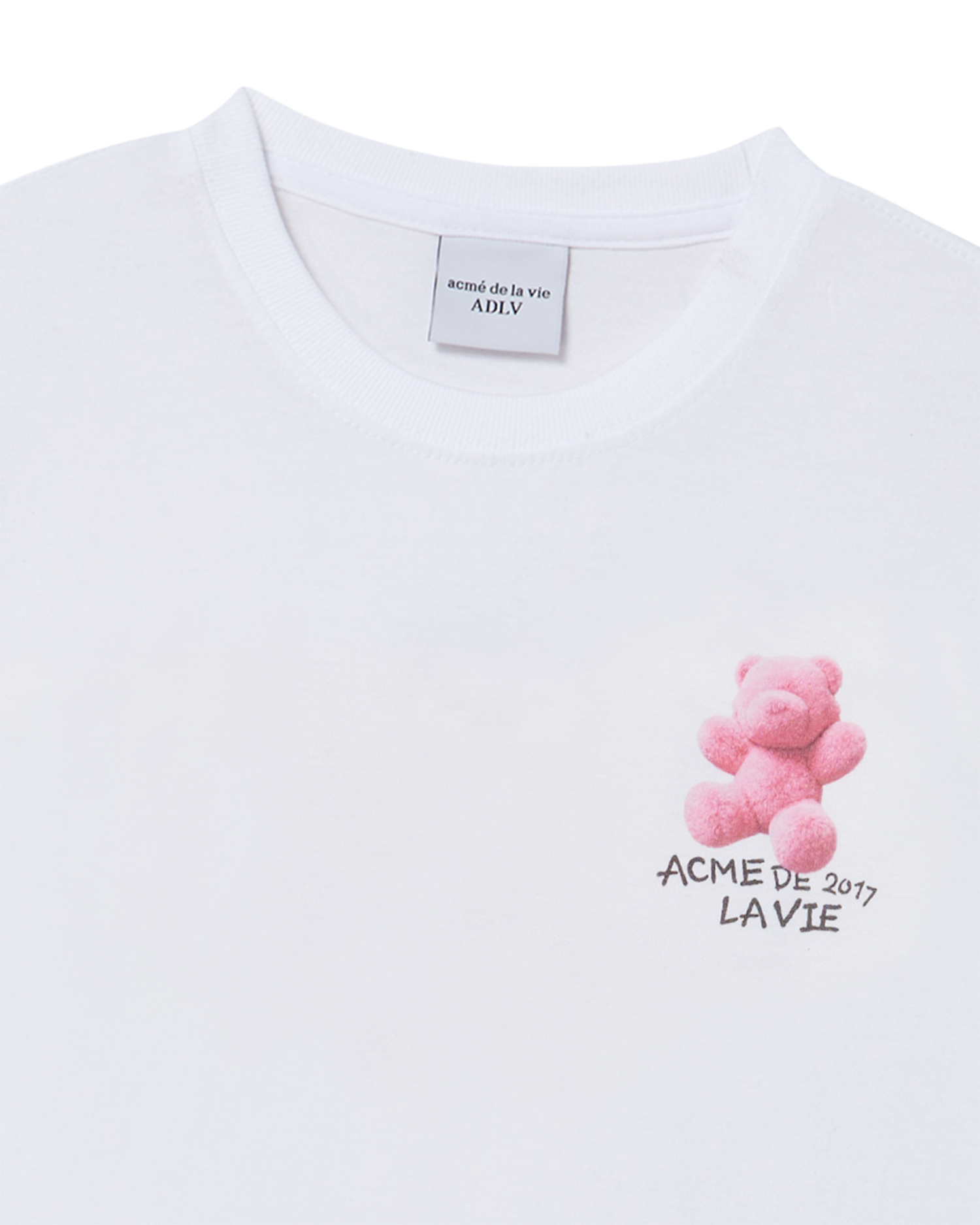 ADLV - Áo thun WOMAN FUZZY AC BEAR Trắng