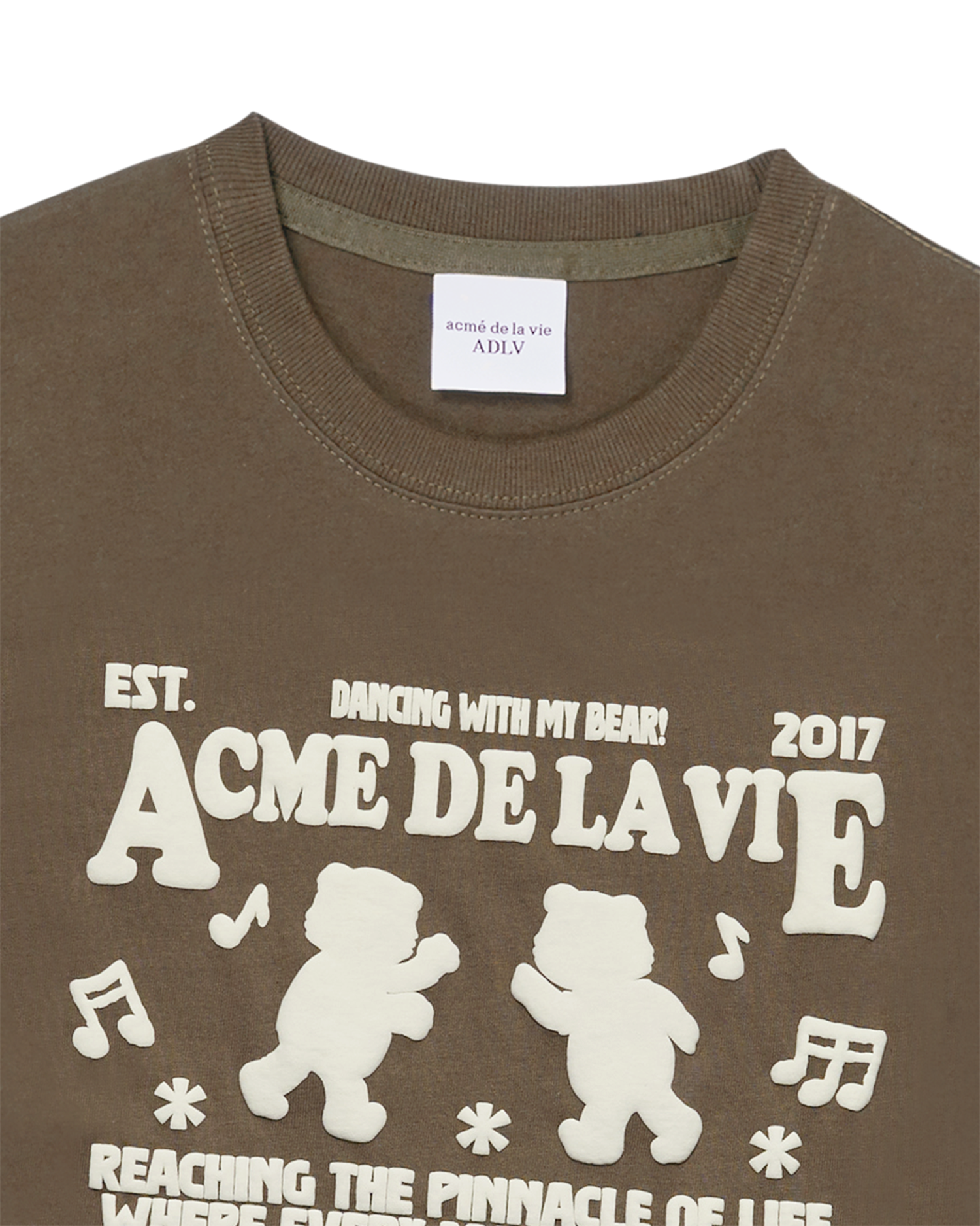ADLV - Áo thun WOMAN AC BEAR PLAY Ca cao