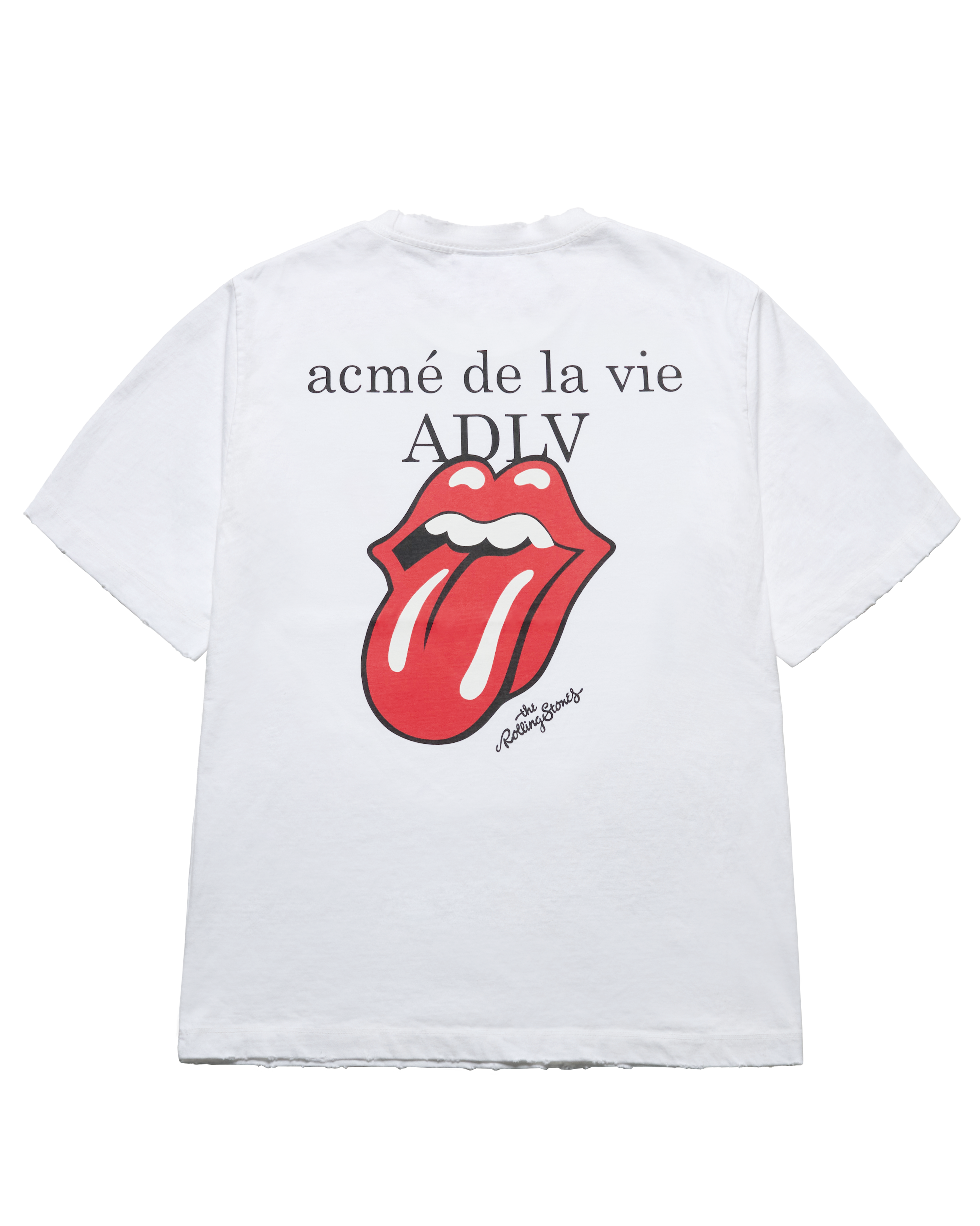 ADLV - Áo thun ROLLING STONES BASIC LOGO Trắng