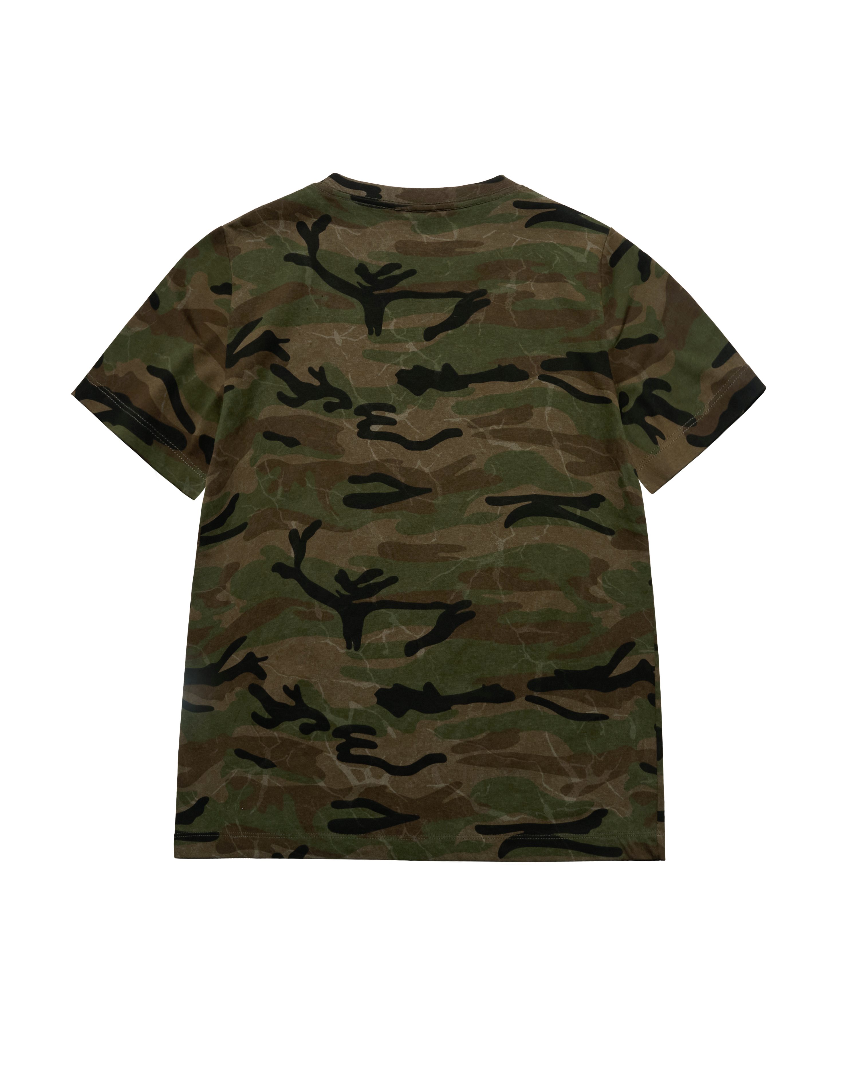 ADLV - Áo thun nữ ROLLING STONES CAMO BLUR Kaki
