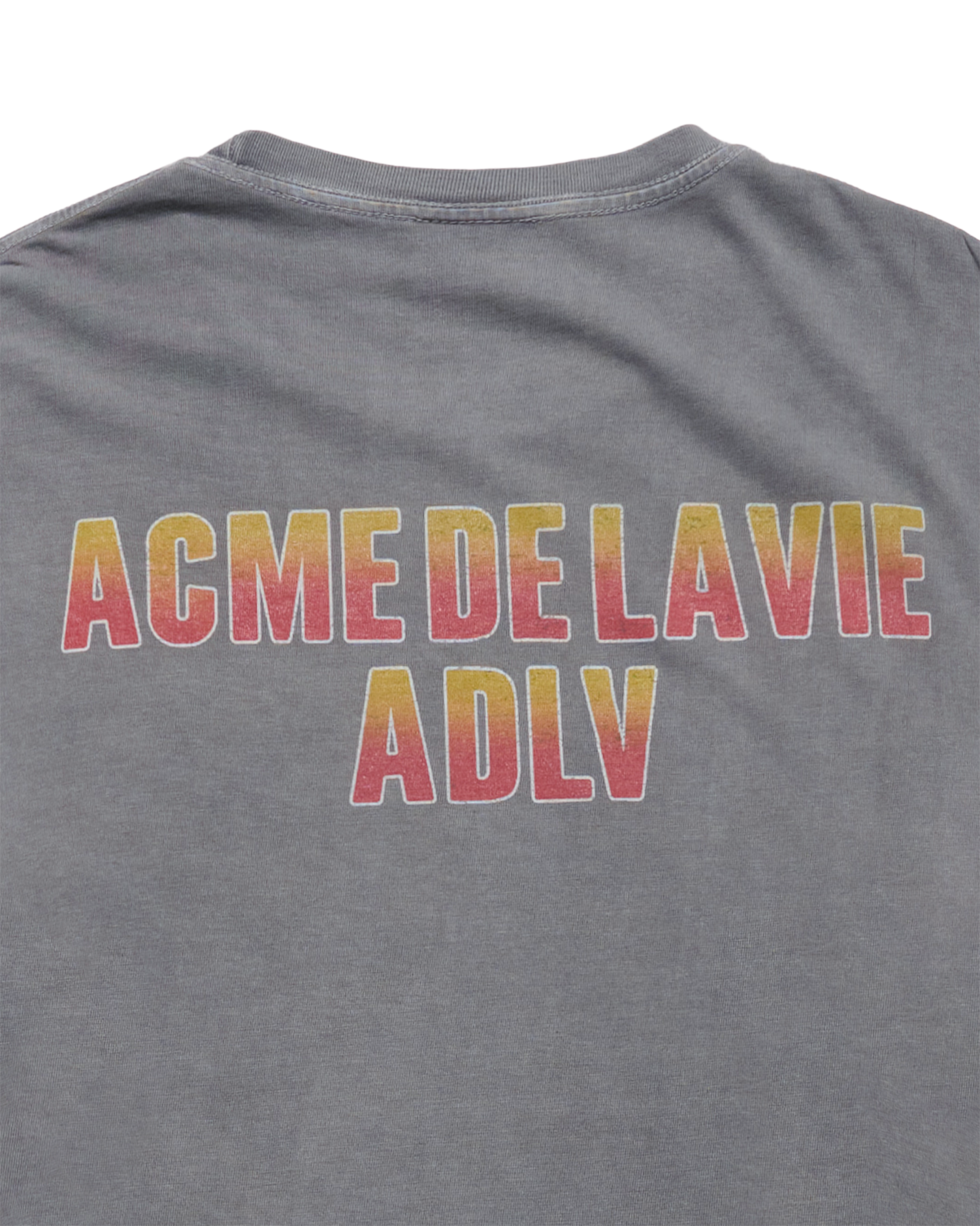 ADLV - Áo thun ROLLING STONES ROCK & ROLL Xám nhạt
