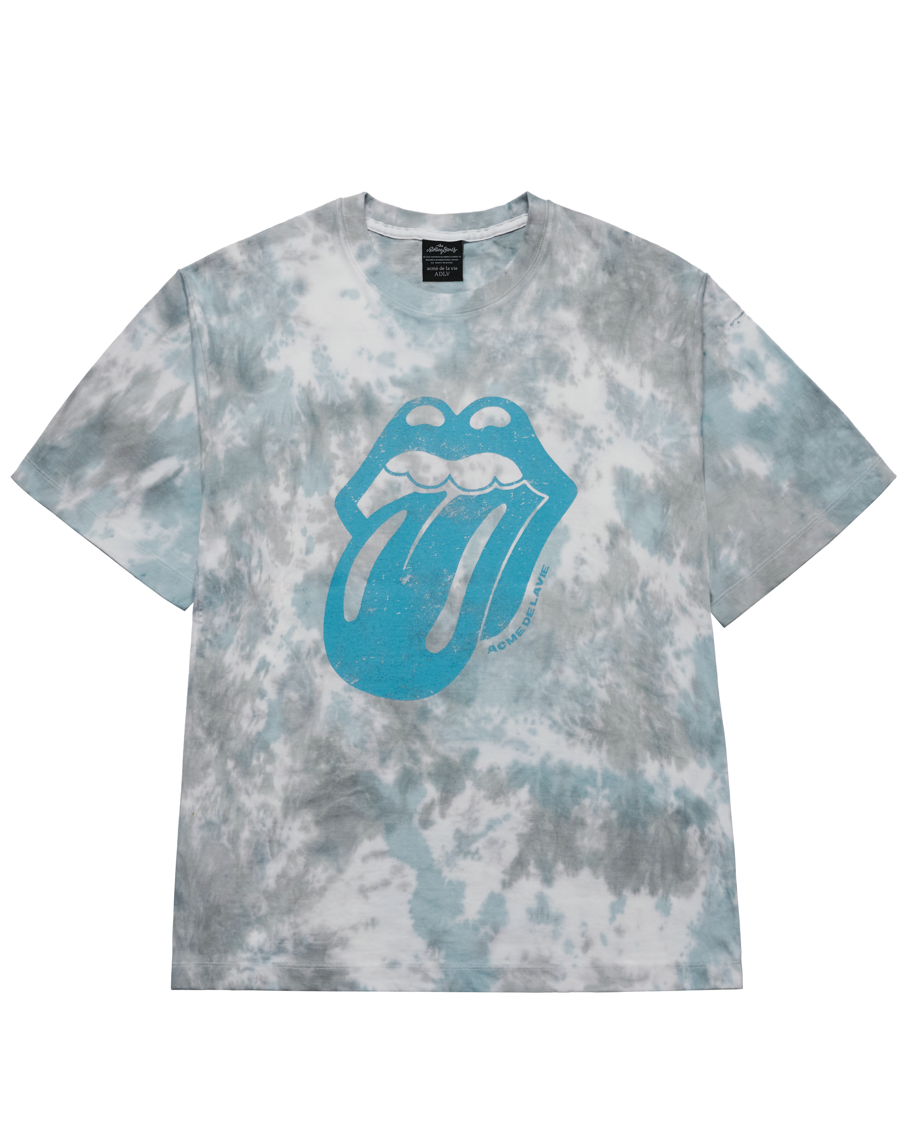 Áo thun ROLLING STONES 2TONE DYEING Xanh dương