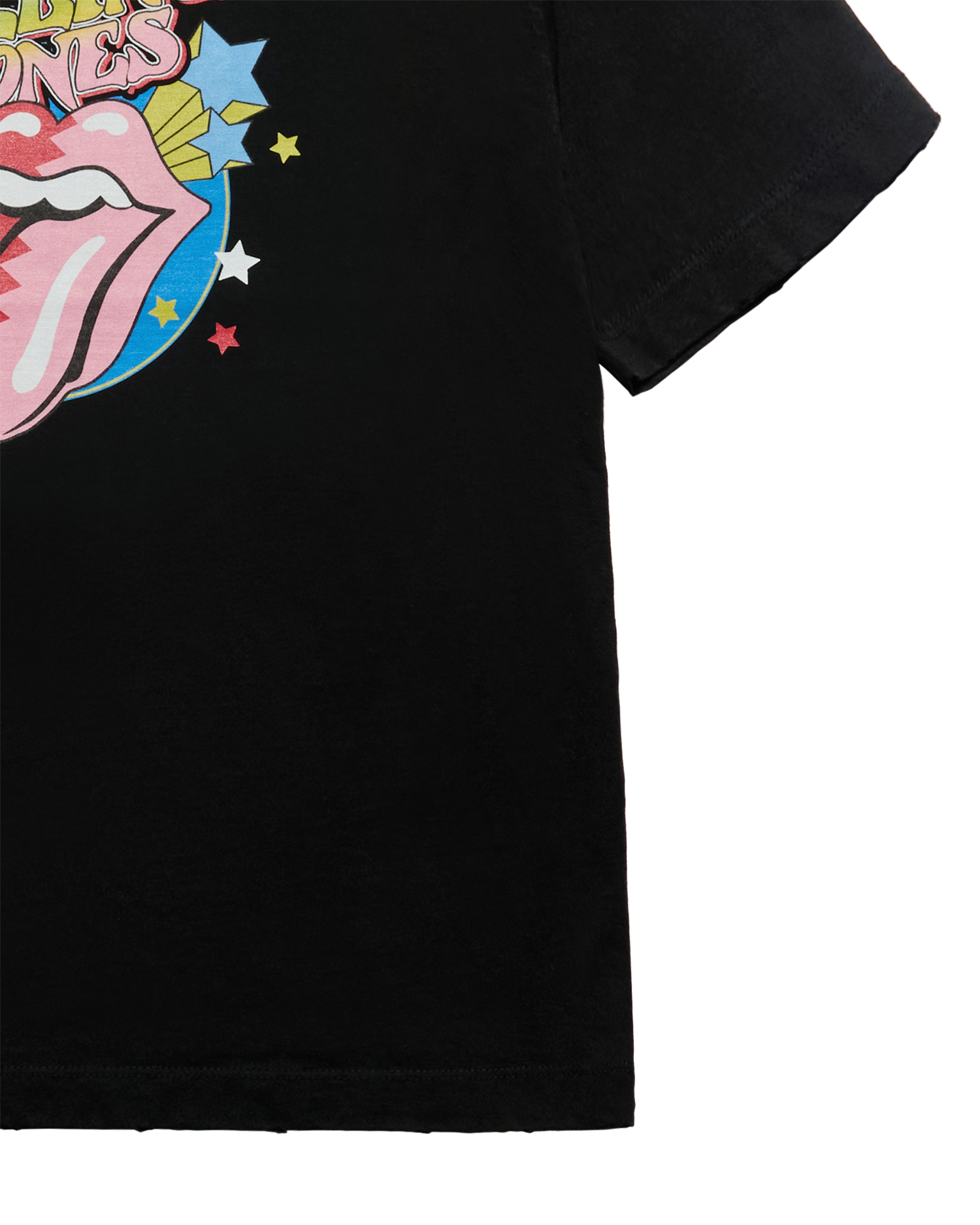 ADLV - Áo thun ROLLING STONES ZIGZAG STAR Đen