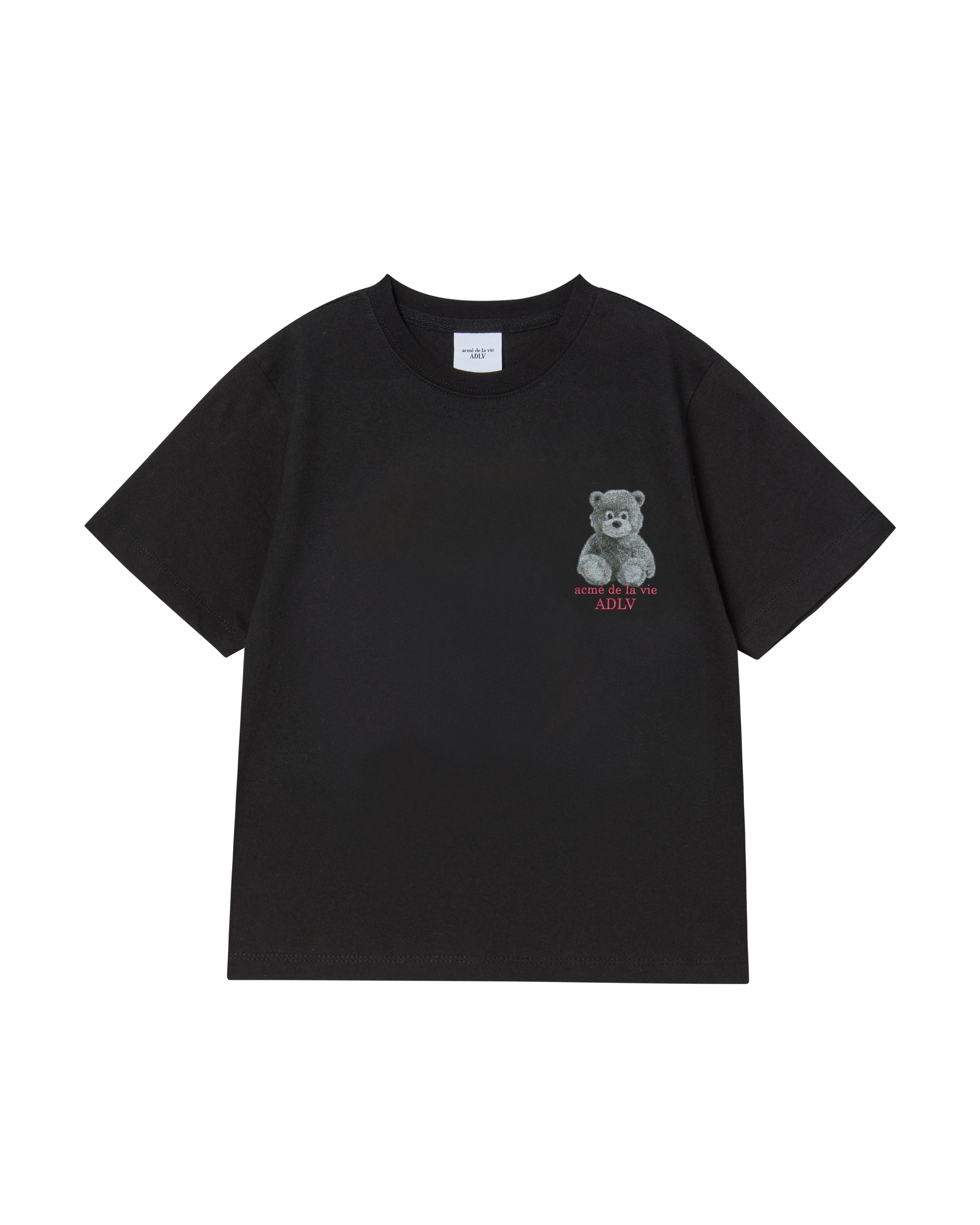 Áo thun ngắn tay KIDS AC BEAR LAYERED Đen