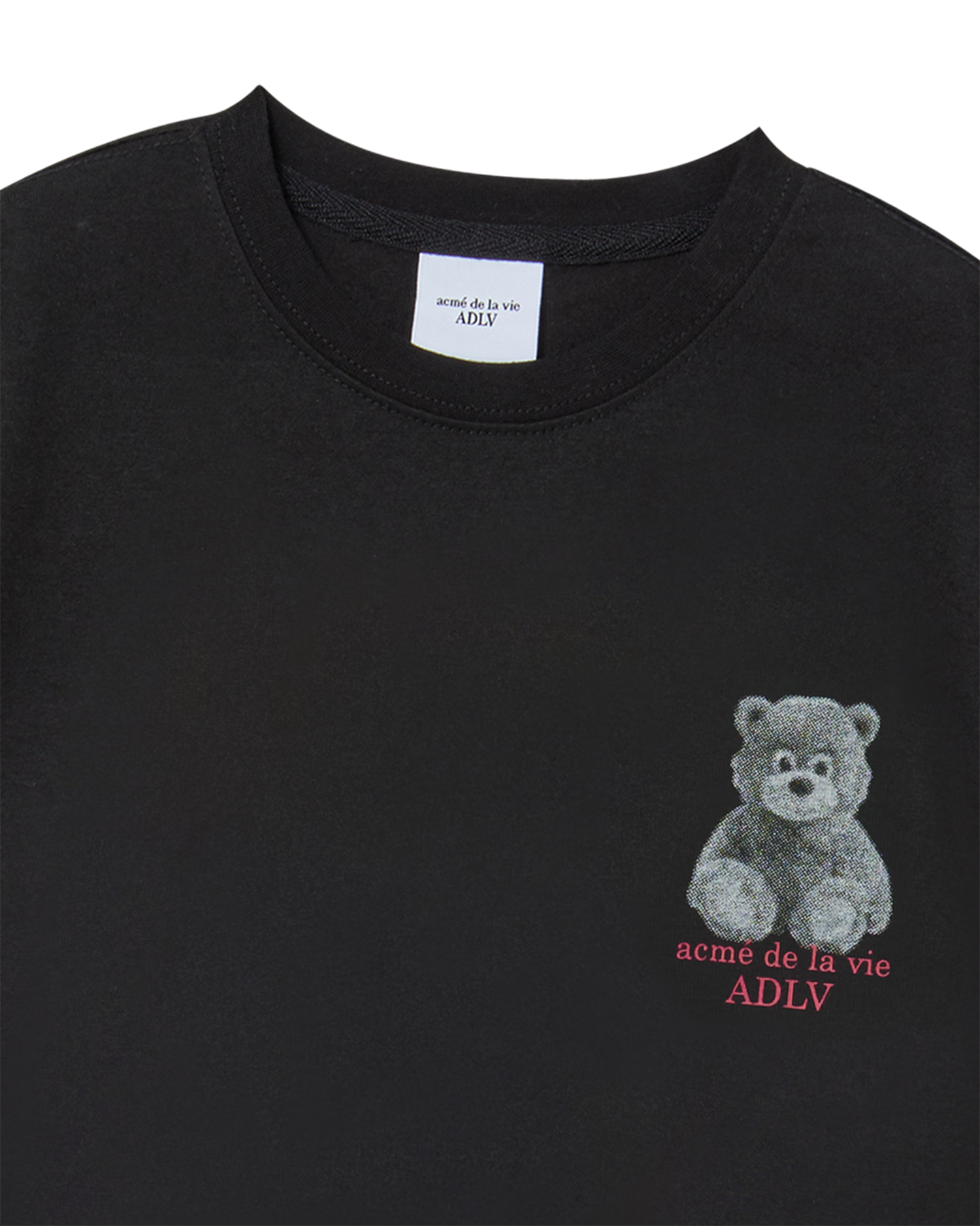 Áo thun ngắn tay KIDS AC BEAR LAYERED Đen
