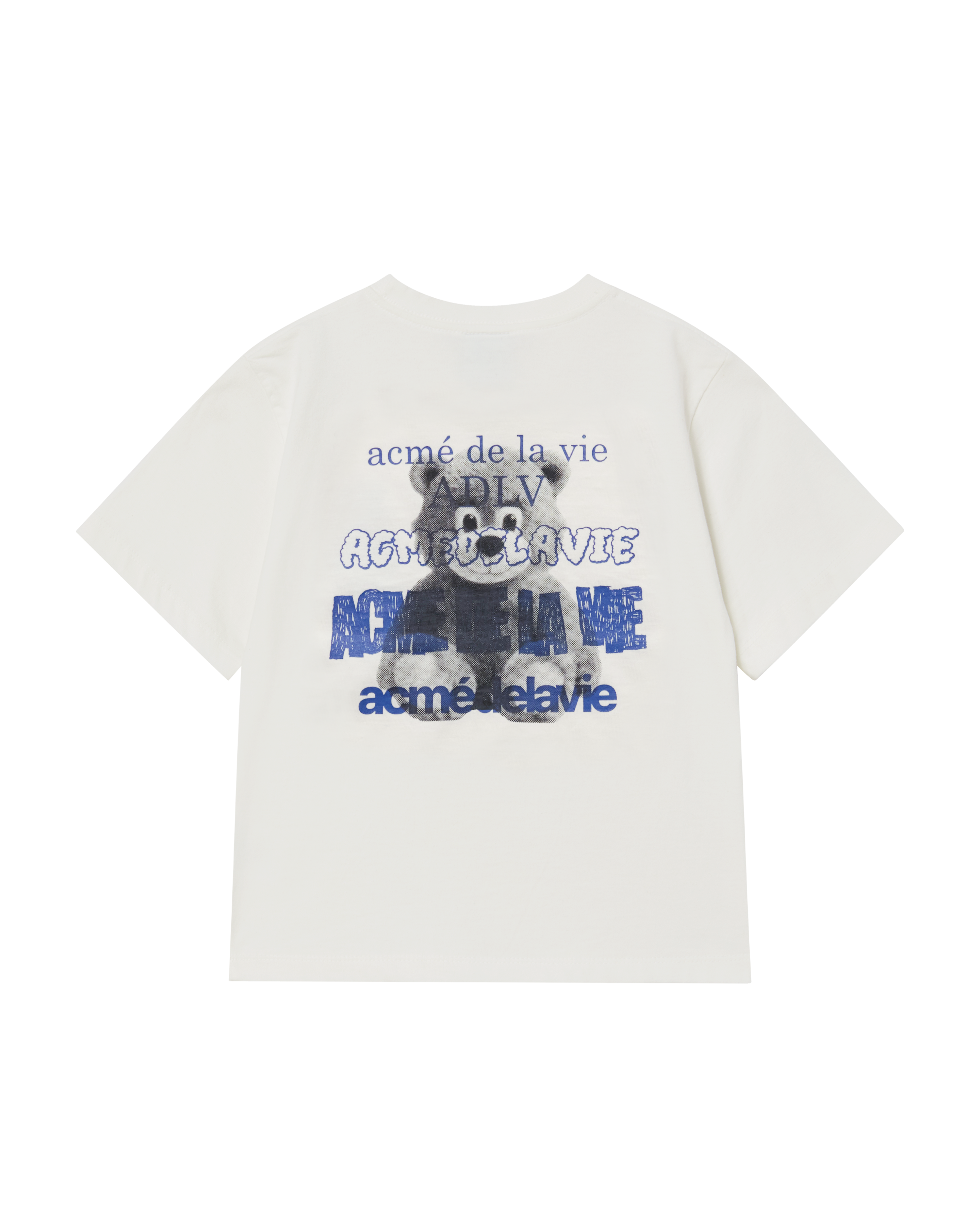 Áo thun ngắn tay KIDS AC BEAR LAYERED Kem