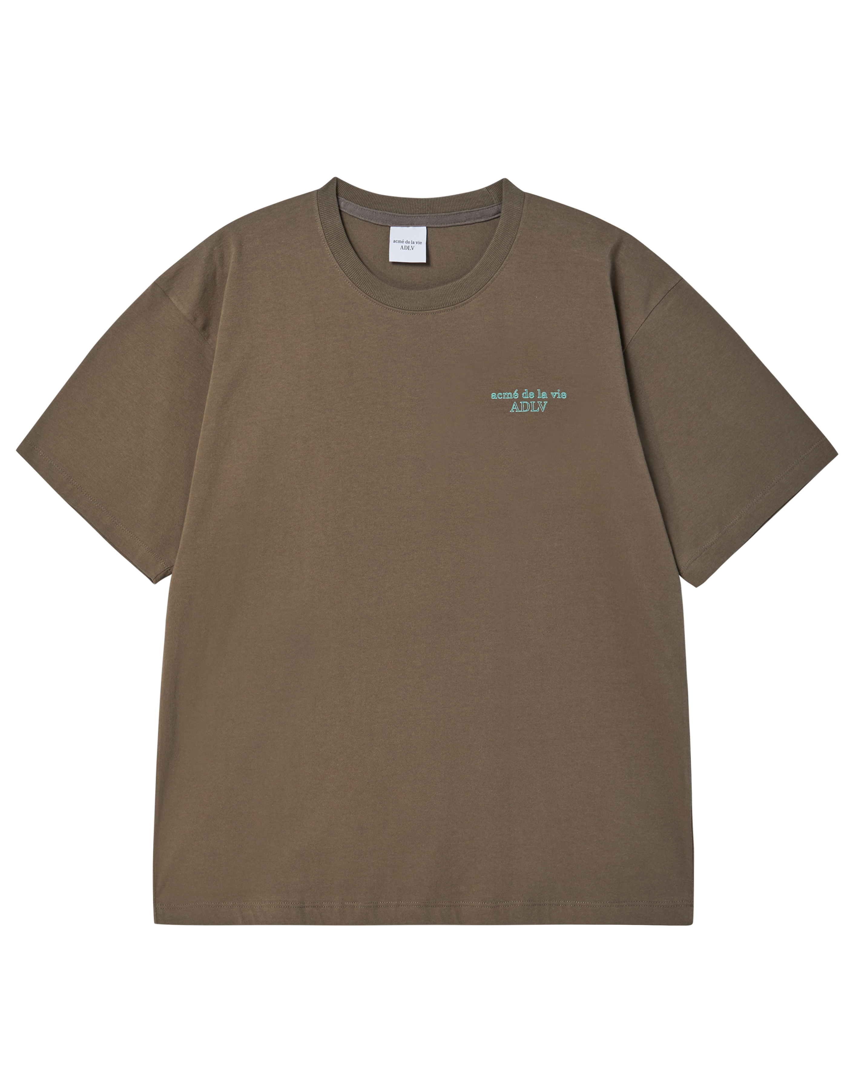 Áo thun BORDER LINE BASIC LOGO SEASON2 Ca cao