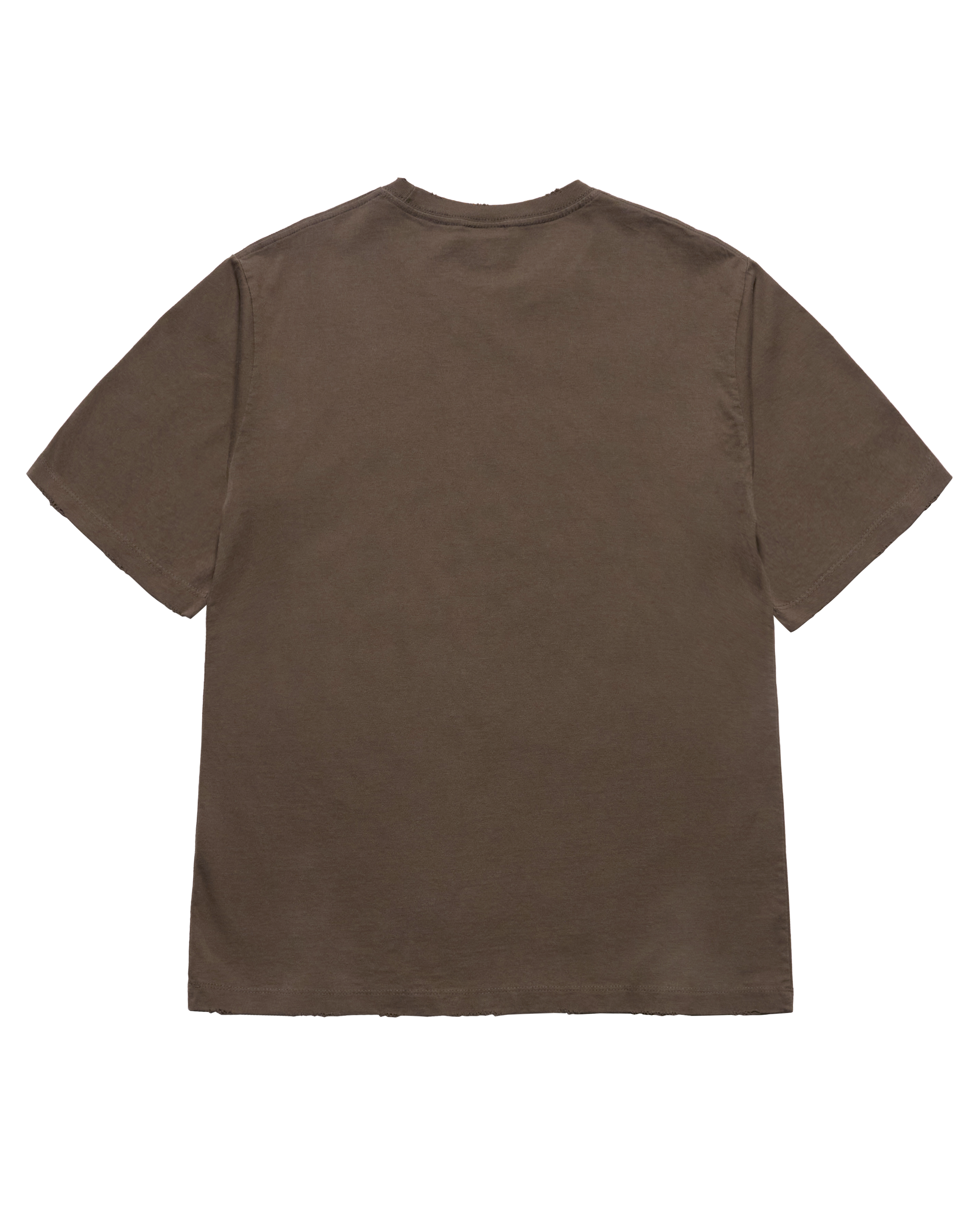 Áo thun ngắn tay LETTERING LAYER LOGO Ca cao