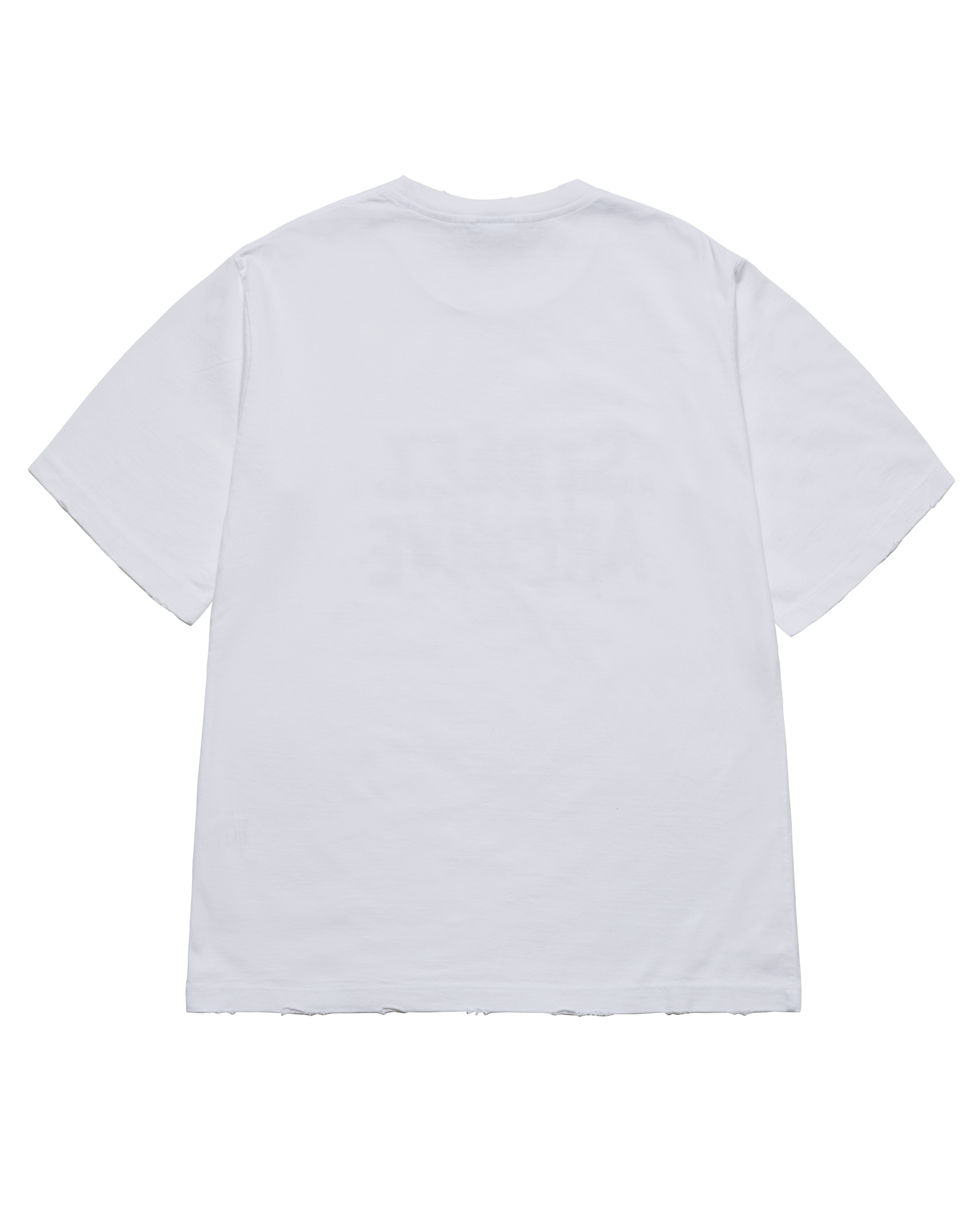 Áo thun ngắn tay LETTERING LAYER LOGO Trắng