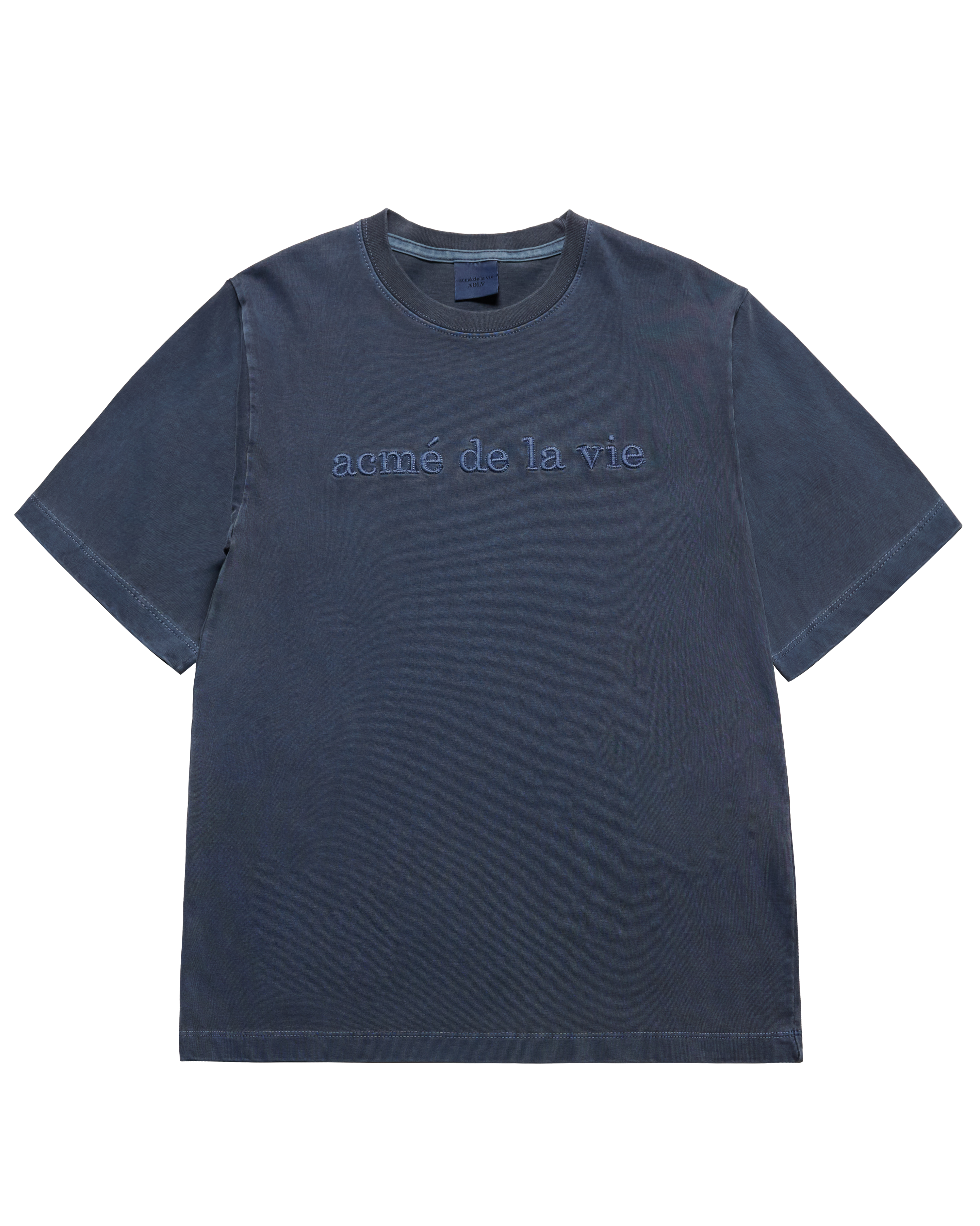 Áo thun EMBOSSED LOGO PIGMENT Xanh navy