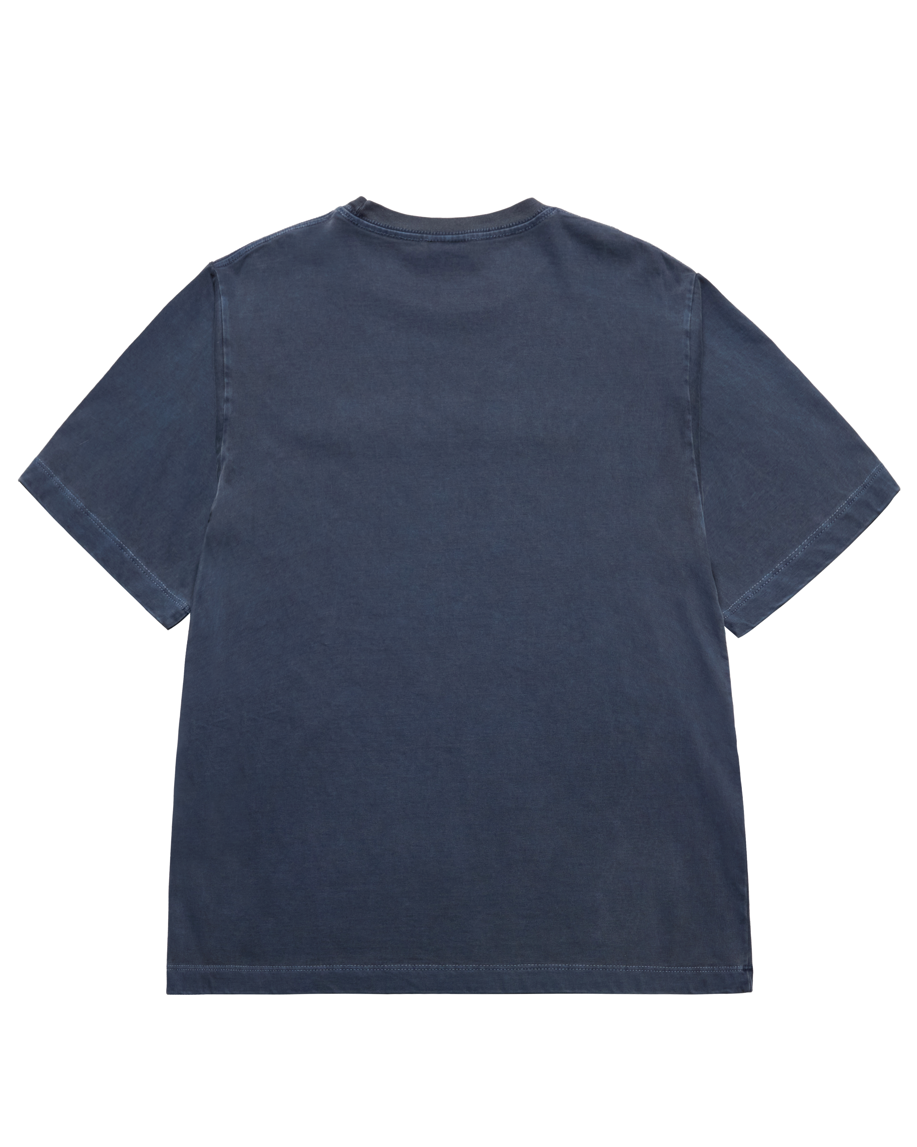 ADLV - Áo thun EMBOSSED LOGO PIGMENT Xanh navy